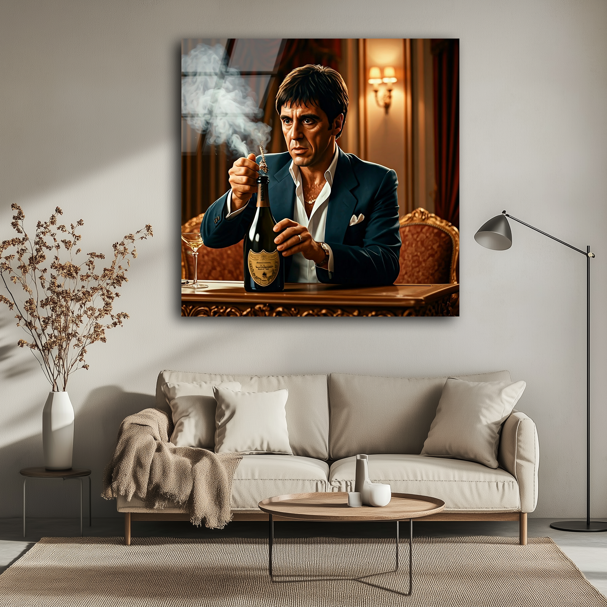 Tony Montana | Premium HD Metal Wall Art