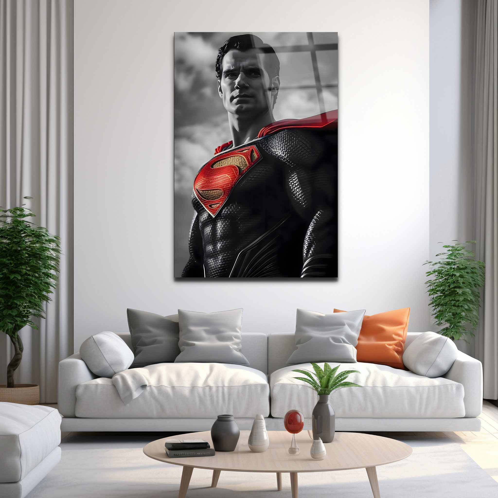 Superman: The Man of Steel | Premium HD Metal Wall Art