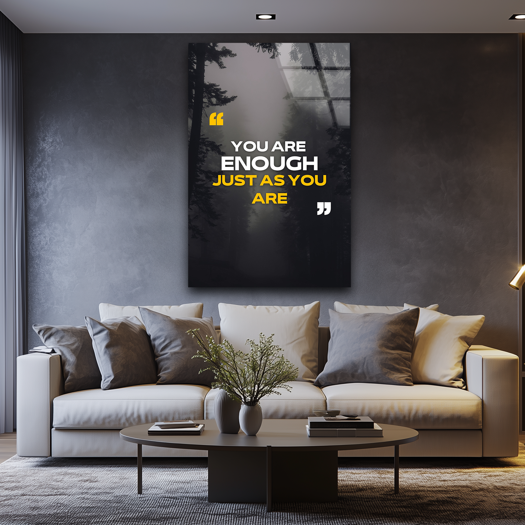 You Are Enough | Premium HD Metal Wall Art