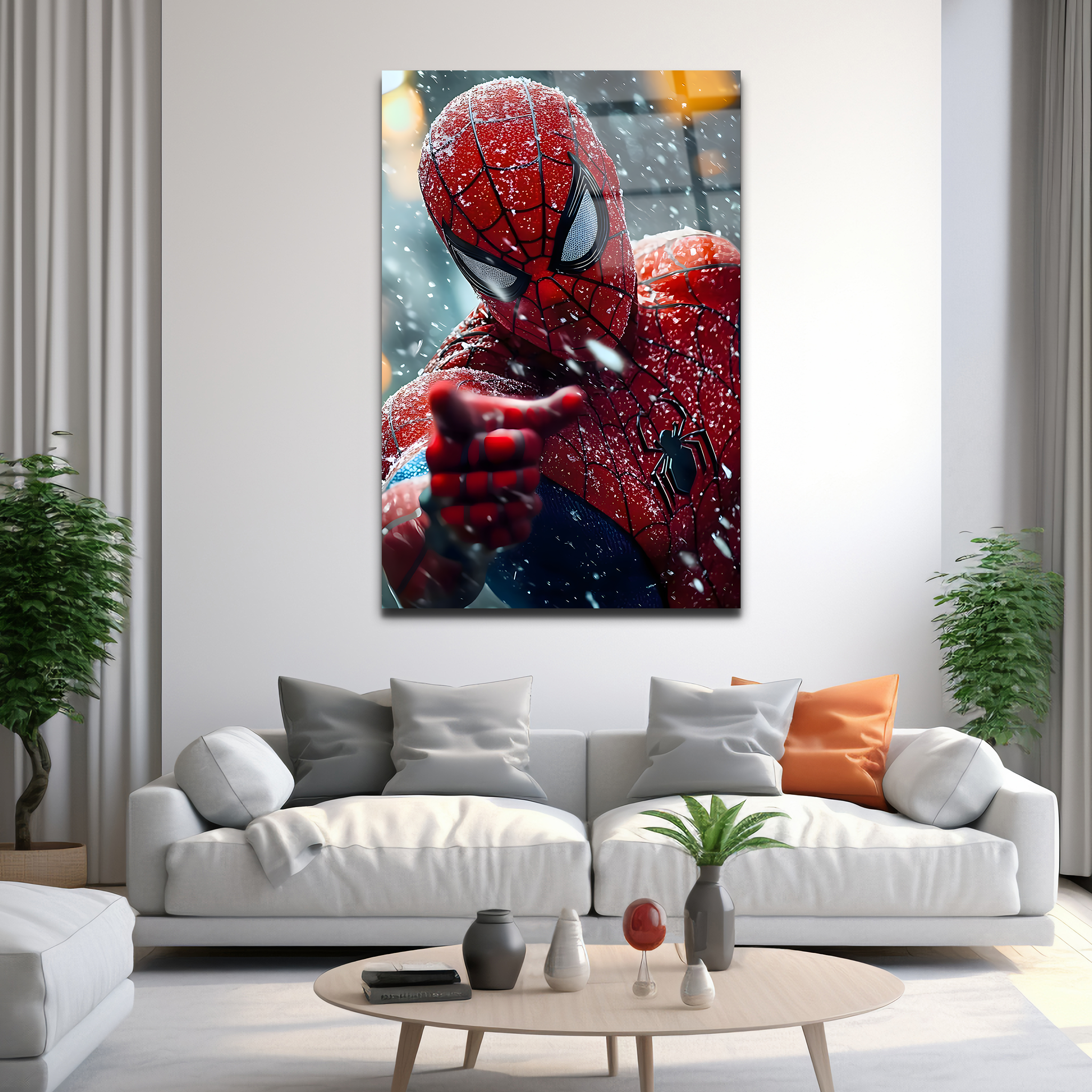 Spider-Man: The Web-Slinging Hero | Premium HD Metal Wall Art