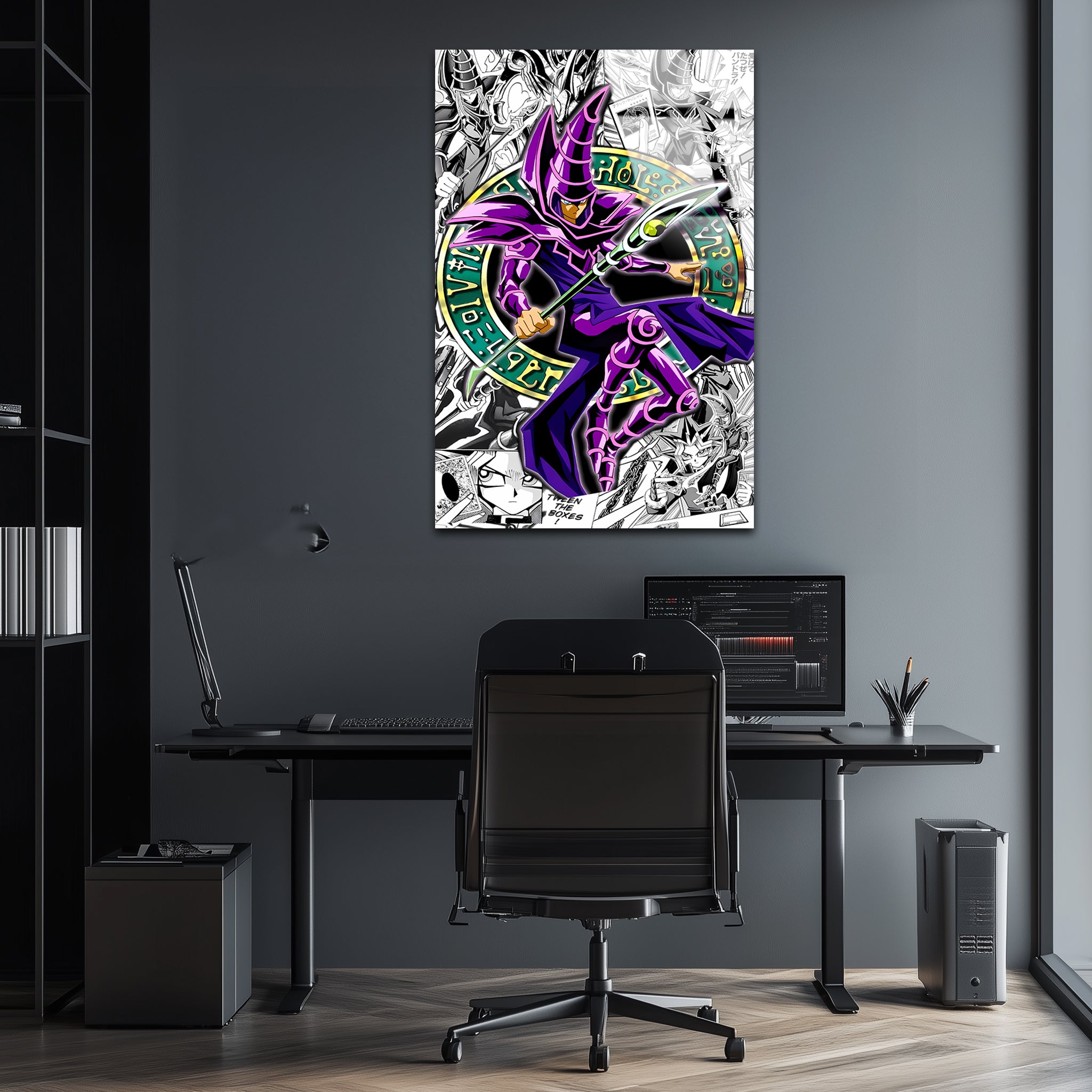Yugi Muto: The Eternal Partner of Yugi | Premium HD Metal Wall Art