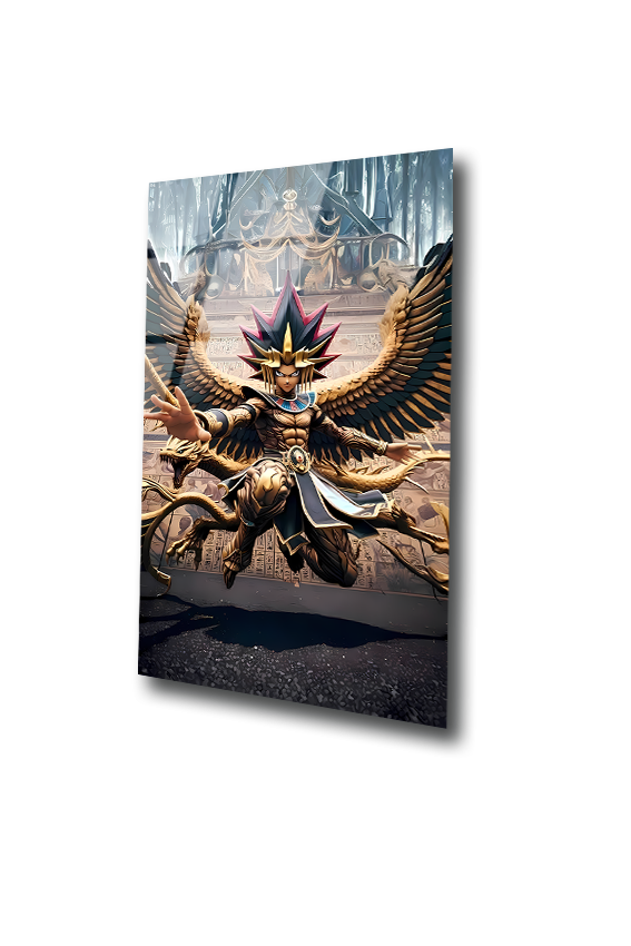 Yugi Muto: Pharaoh of the Millennium | Premium HD Metal Wall Art
