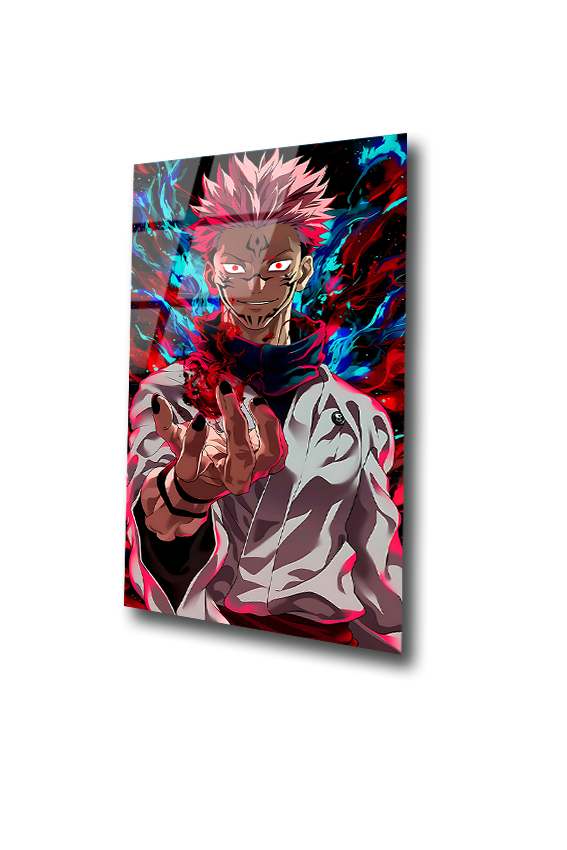 Sukuna: King of Curses | Premium HD Metal Wall Art