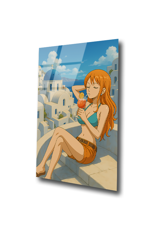 Nami: Navigator of Tranquil Horizons | Premium HD Metal Wall Art