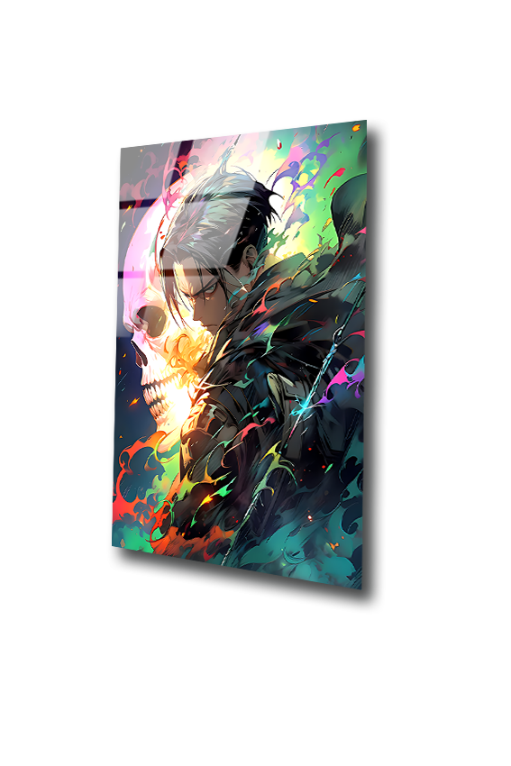 Levi Ackerman: The Reaper of Humanity | Premium HD Metal Wall Art