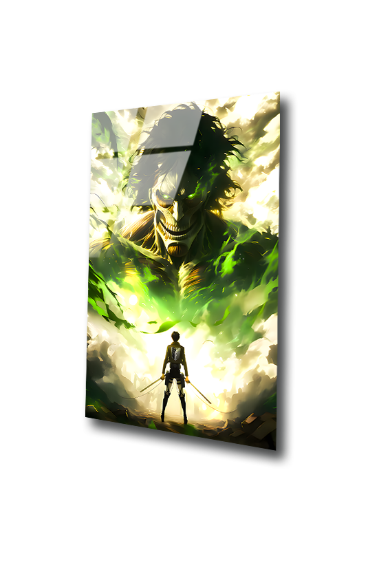 Eren Yeager : The Wrath of Freedom | Premium HD Metal Wall Art