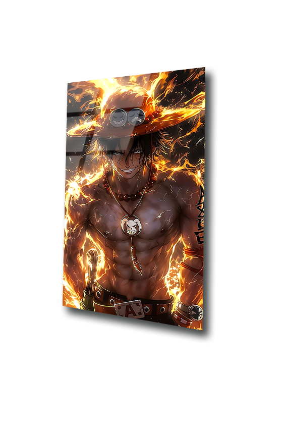 Ace: Inferno of the Sea | Premium HD Metal Wall Art