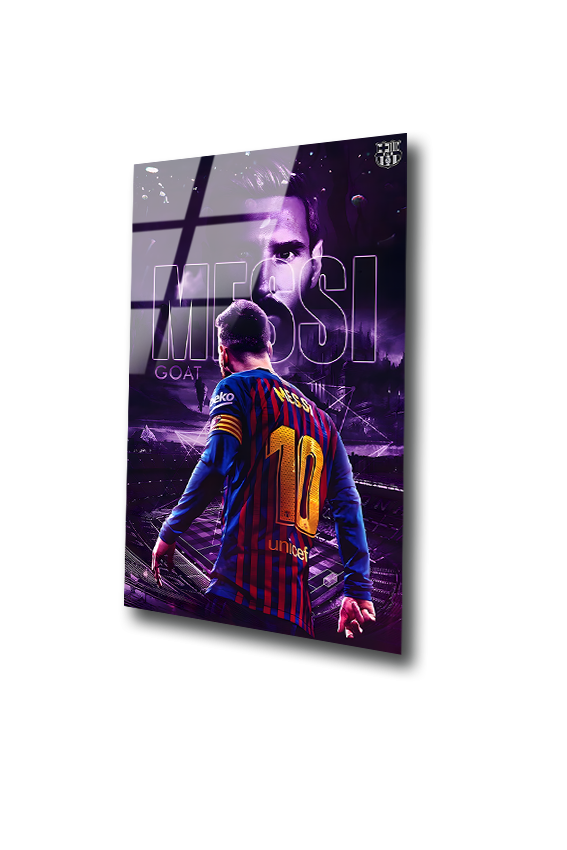 Messi : The Eternal Greatness | Premium HD Metal Wall Art
