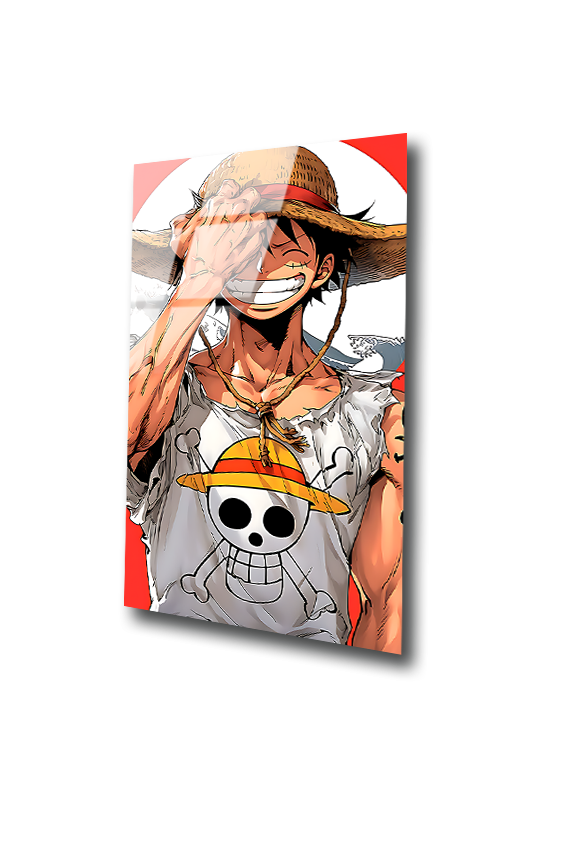 Monkey D. Luffy: The Unbreakable Dreamer | Premium HD Metal Wall Art