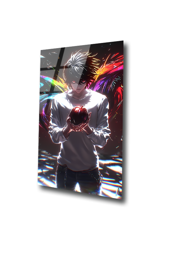 L : The Silent Observer of Shadows | Premium HD Metal Wall Art