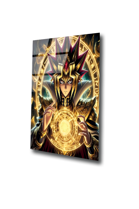 Yugi Muto: Master of the Millennium Magic | Premium HD Metal Wall Art