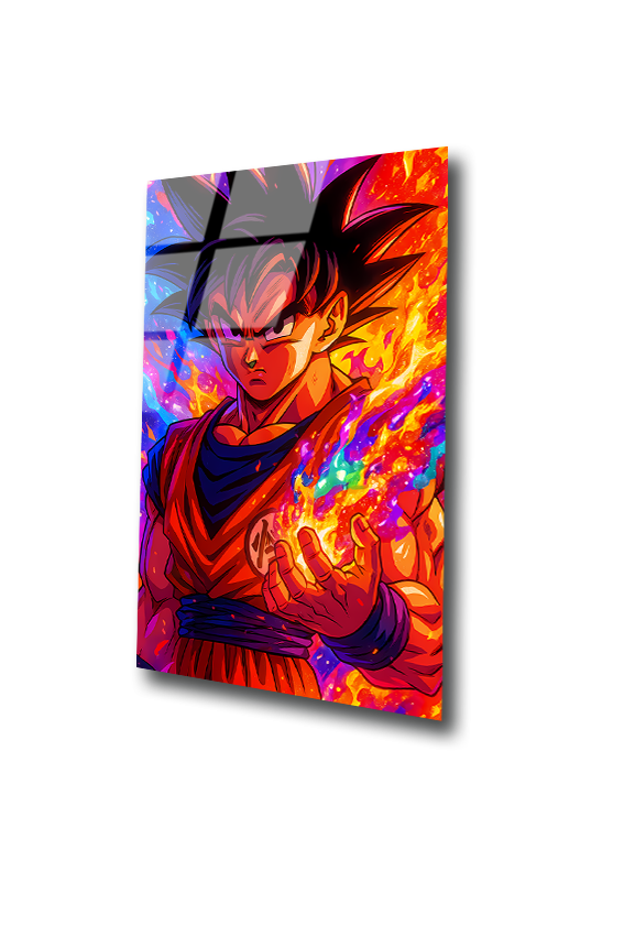 Goku: Cosmic Saiyan Ascendance | Premium HD Metal Wall Art