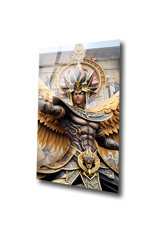 Yugi Muto: Wings of the Eternal Pharaoh | Premium HD Metal Wall Art