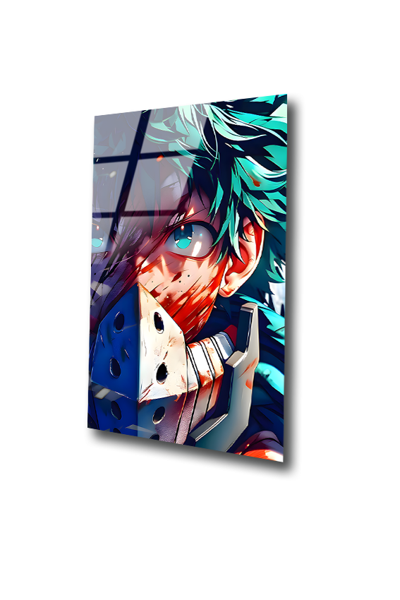 Izuku Midoriya: The Rise of the Broken Hero | Premium HD Metal Wall Art