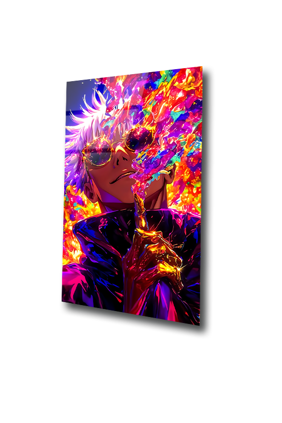 Gojo: Limitless Radiance | Premium HD Metal Wall Art