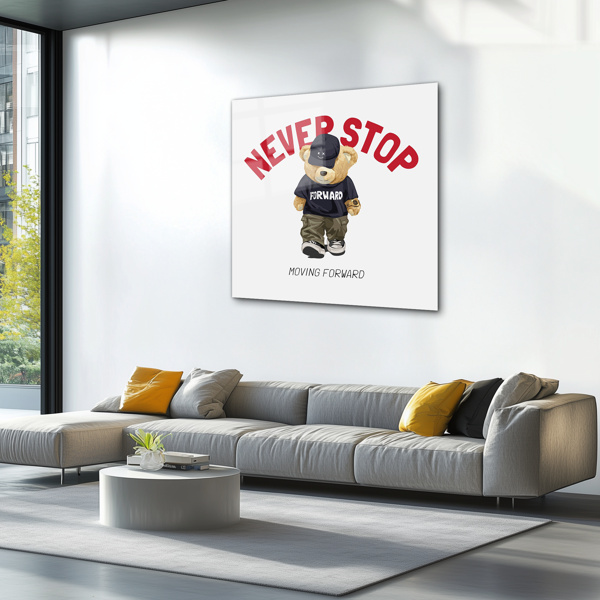 Moving Forward | Premium HD Metal Wall Art