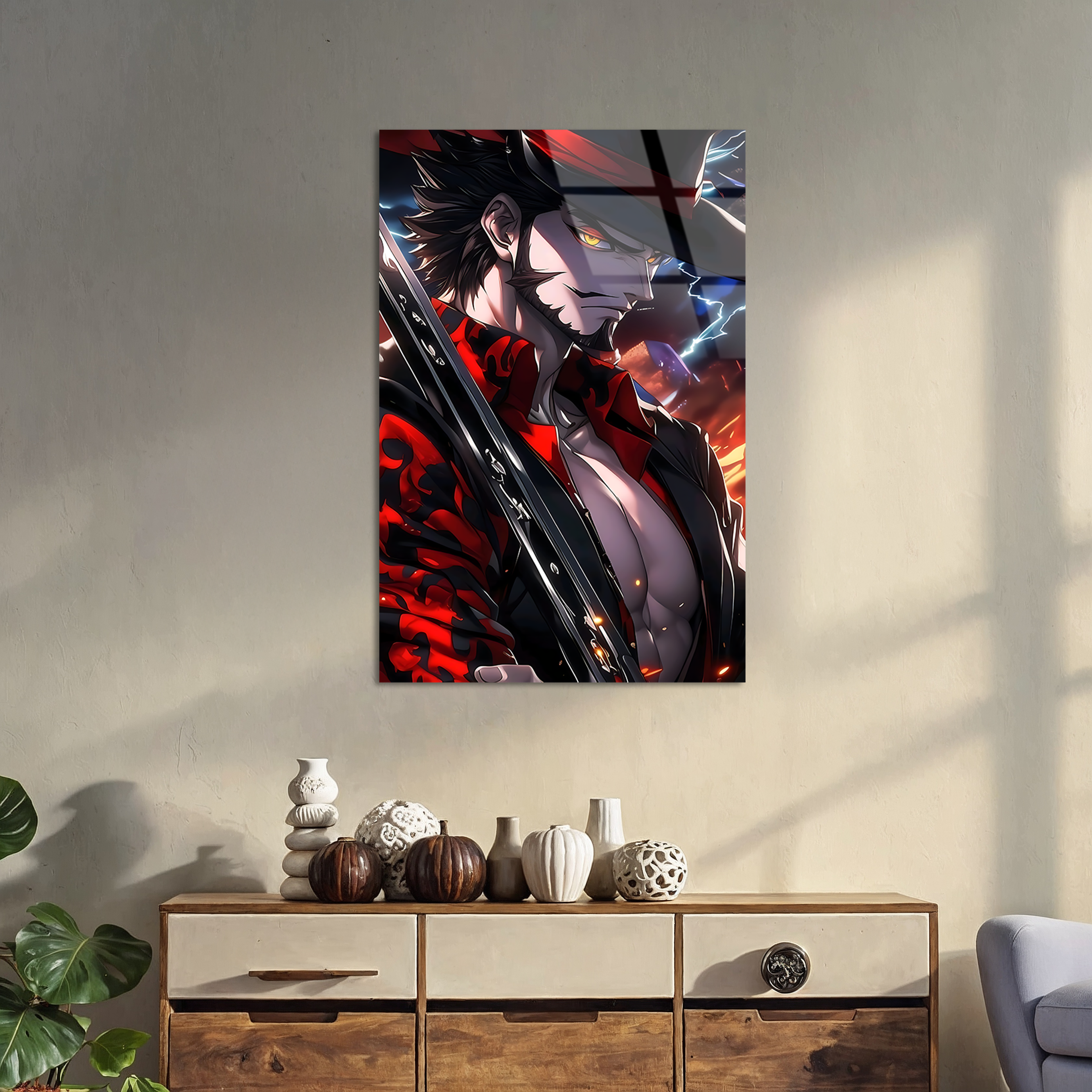 Mihawk: Hawk-Eyed Sovereign of the Blade | Premium HD Metal Wall Art