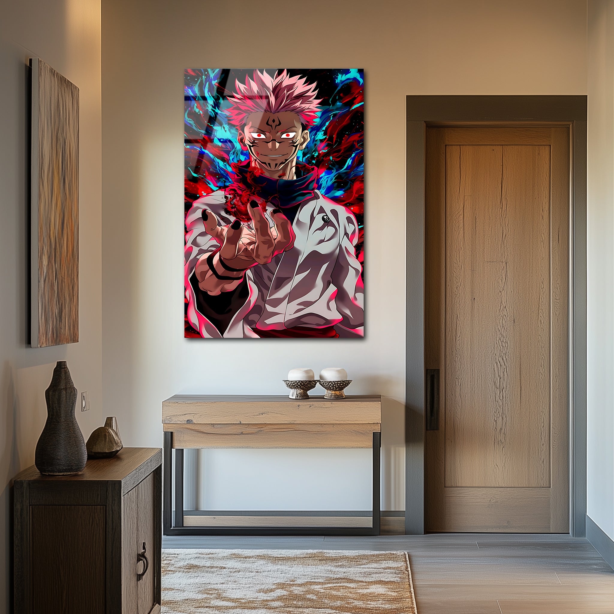 Sukuna: King of Curses | Premium HD Metal Wall Art