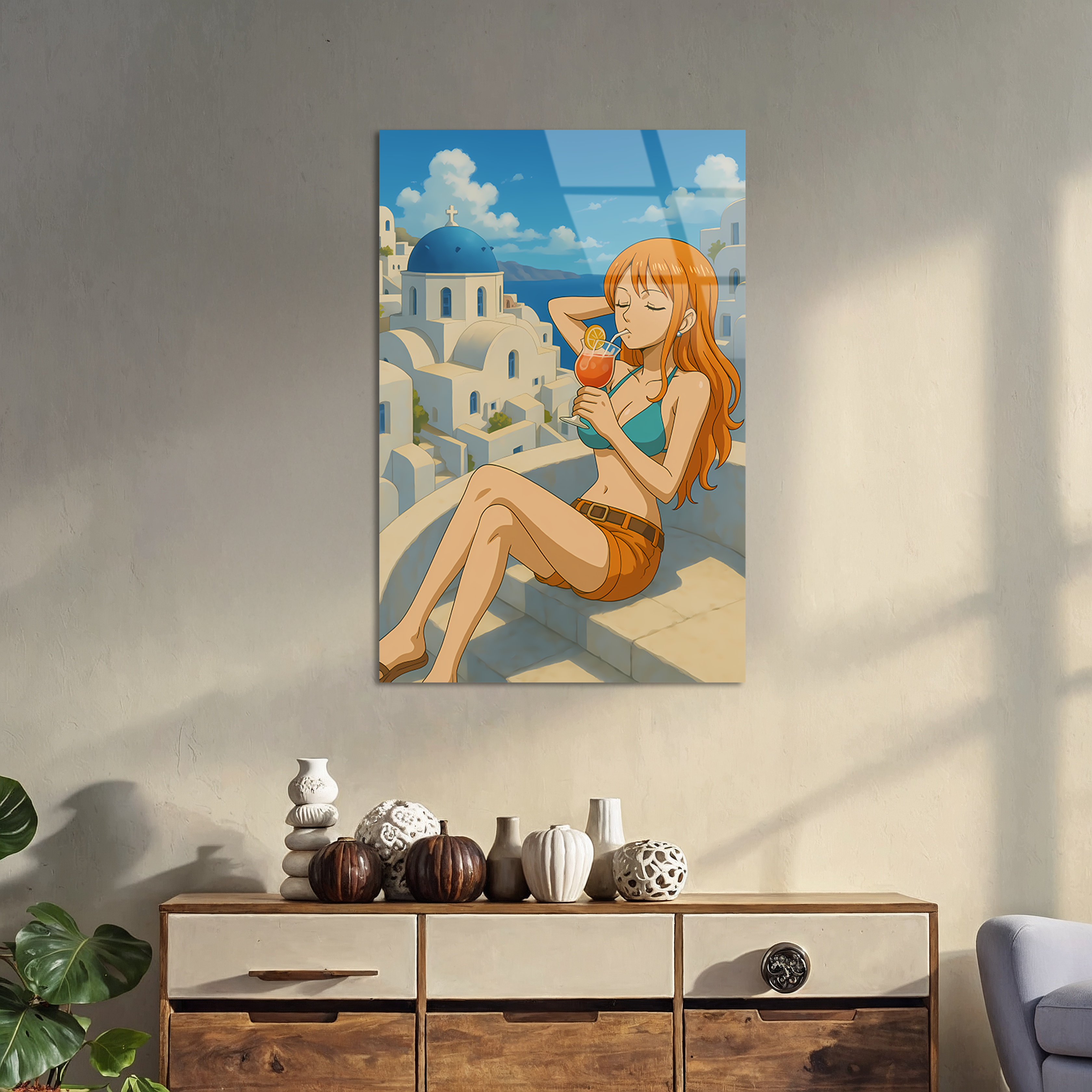 Nami: Navigator of Tranquil Horizons | Premium HD Metal Wall Art