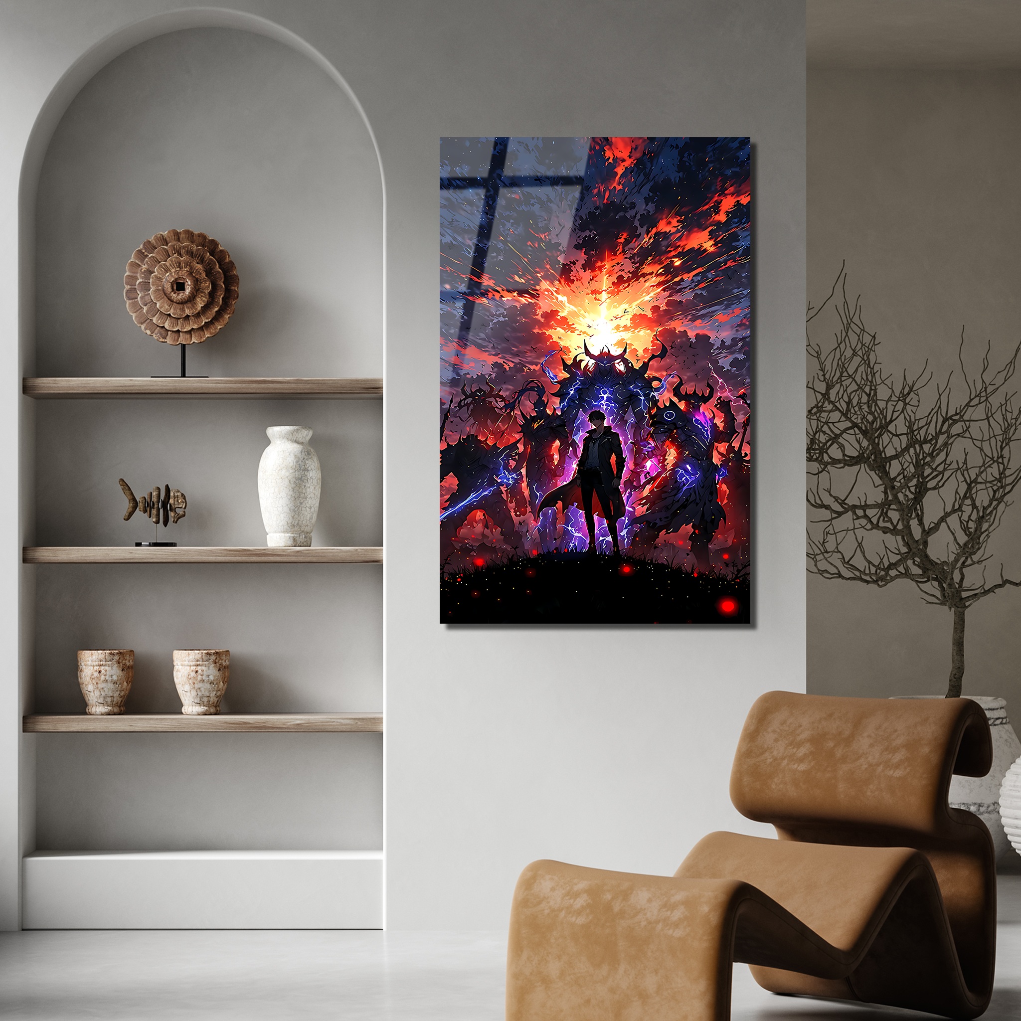 Lord of the Eternal Army | Premium HD Metal Wall Art