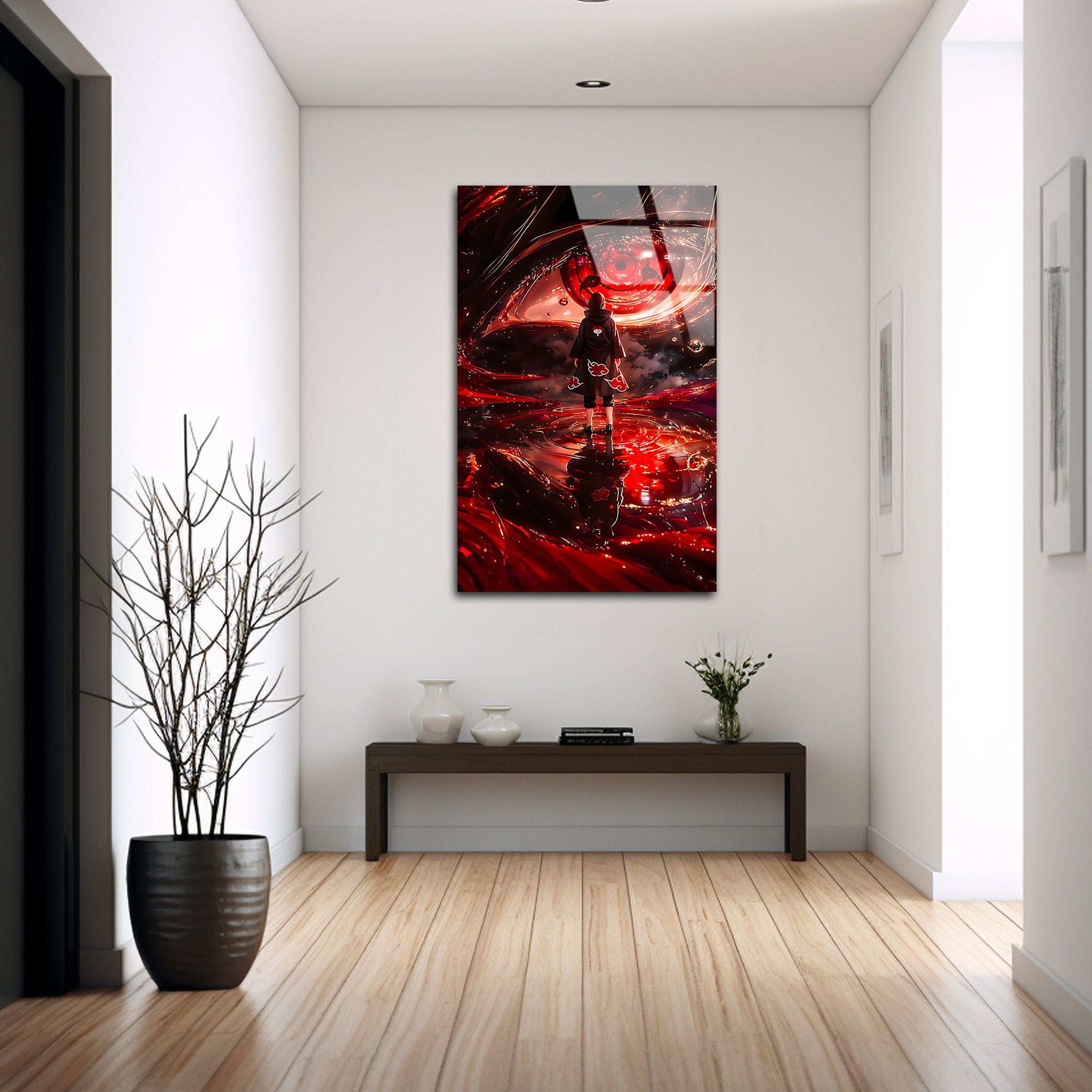 Sasuke: Reflections of the Eternal Eye | Premium HD Metal Wall Art
