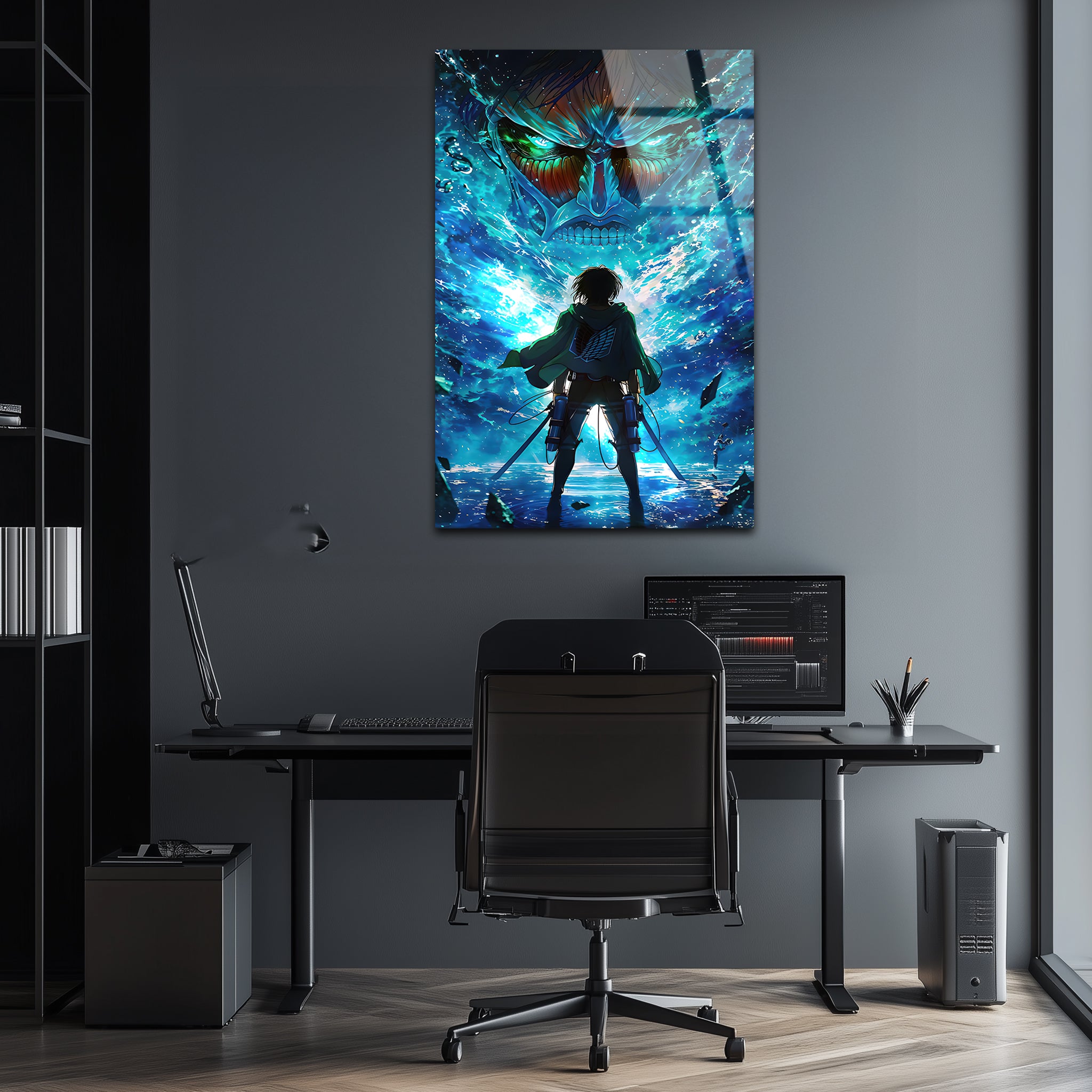 Eren Yeager: The Awakening Tide | Premium HD Metal Wall Art