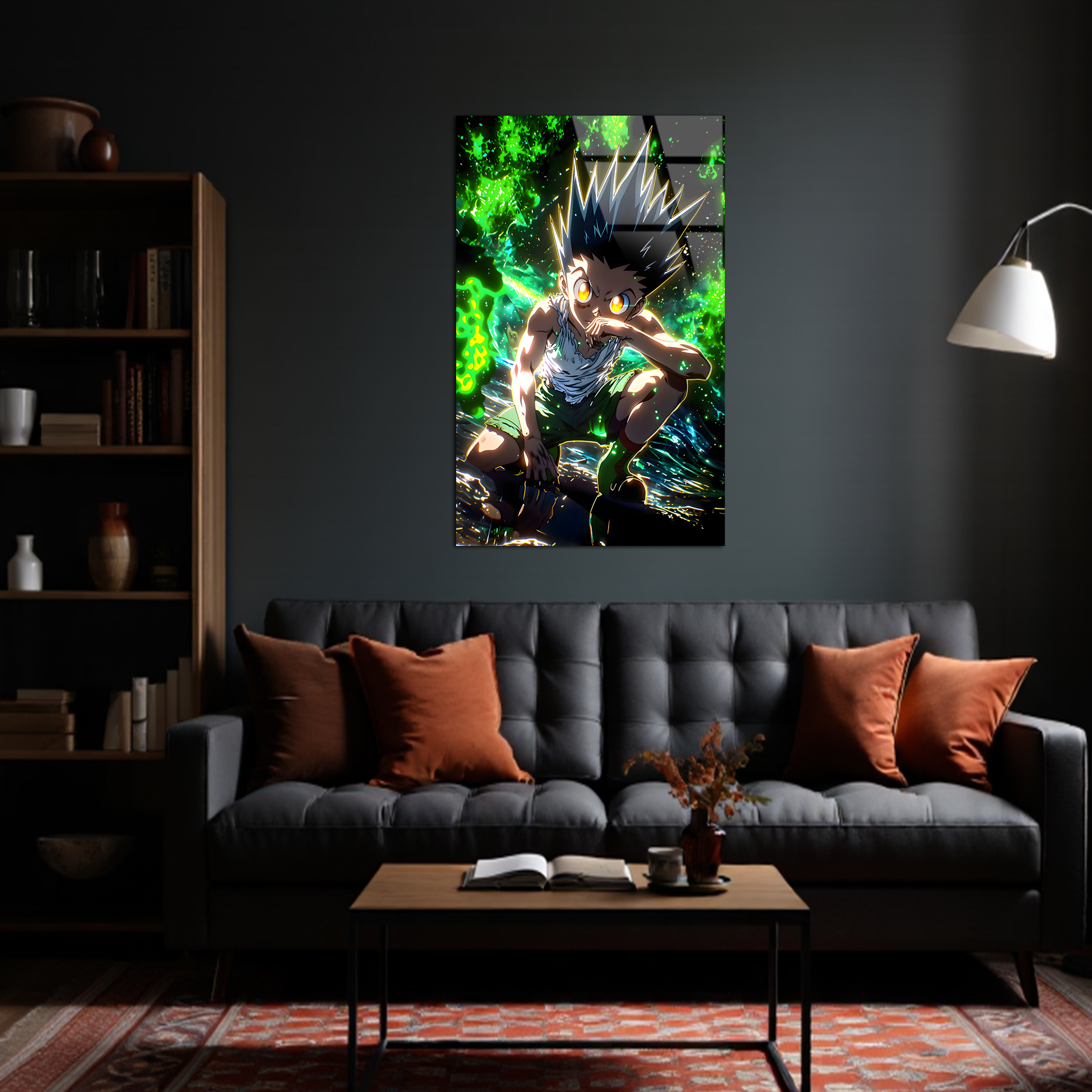 Gon : The Wild Heart of Determination | Premium HD Metal Wall Art