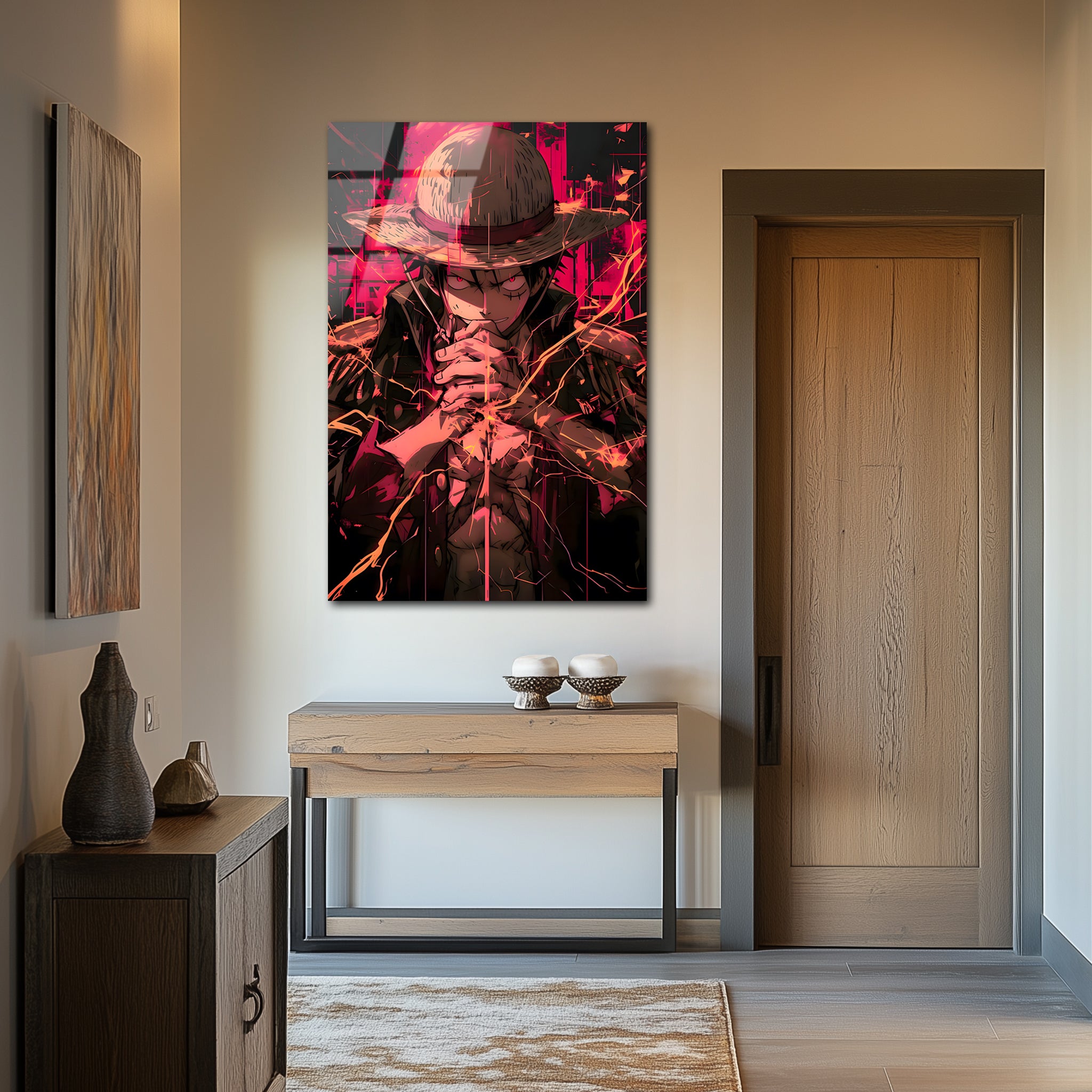 Luffy: The Wrath of the Pirate King| Premium HD Metal Wall Art