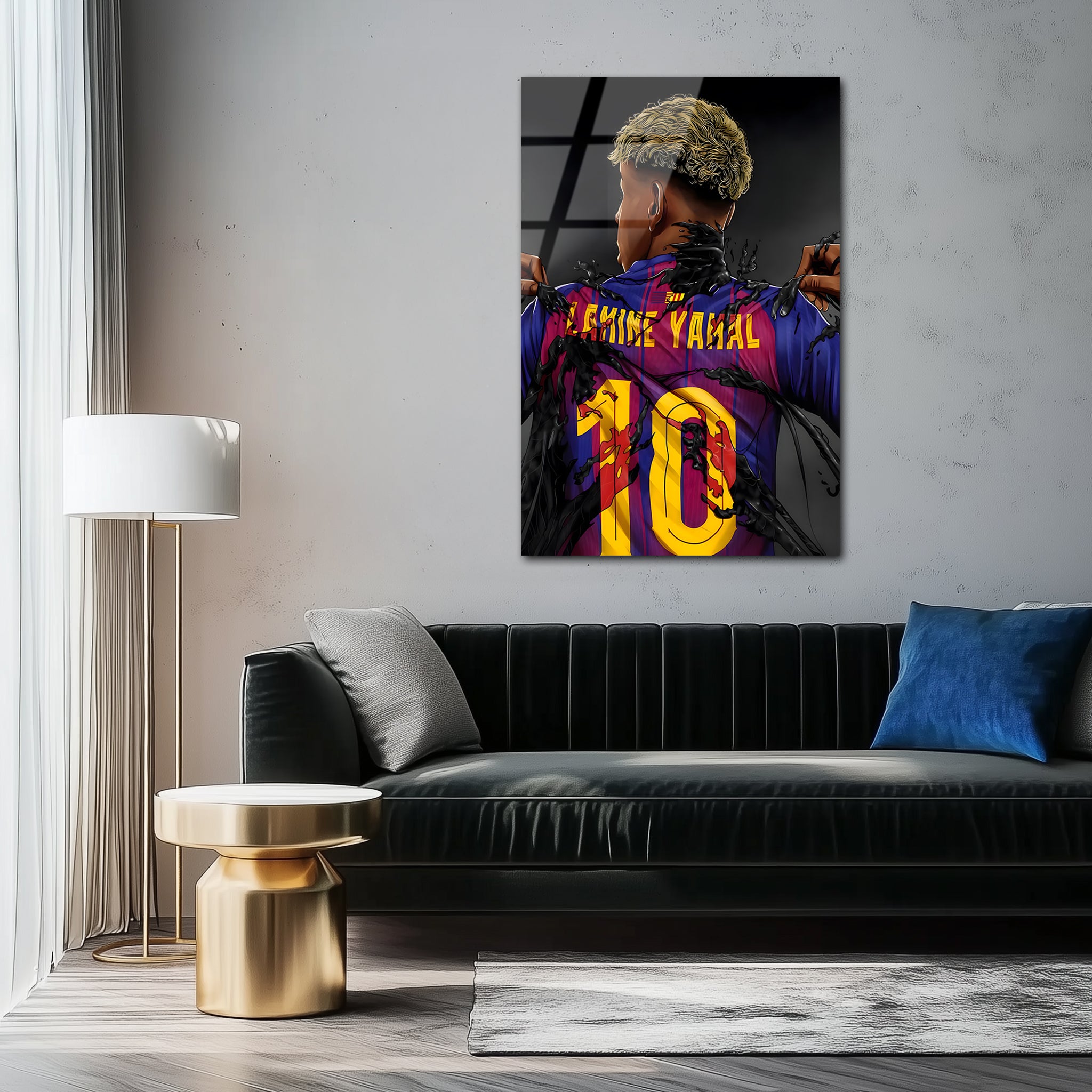 Lamine Yamal : The Rise of the New Flame | Premium HD Metal Wall Art