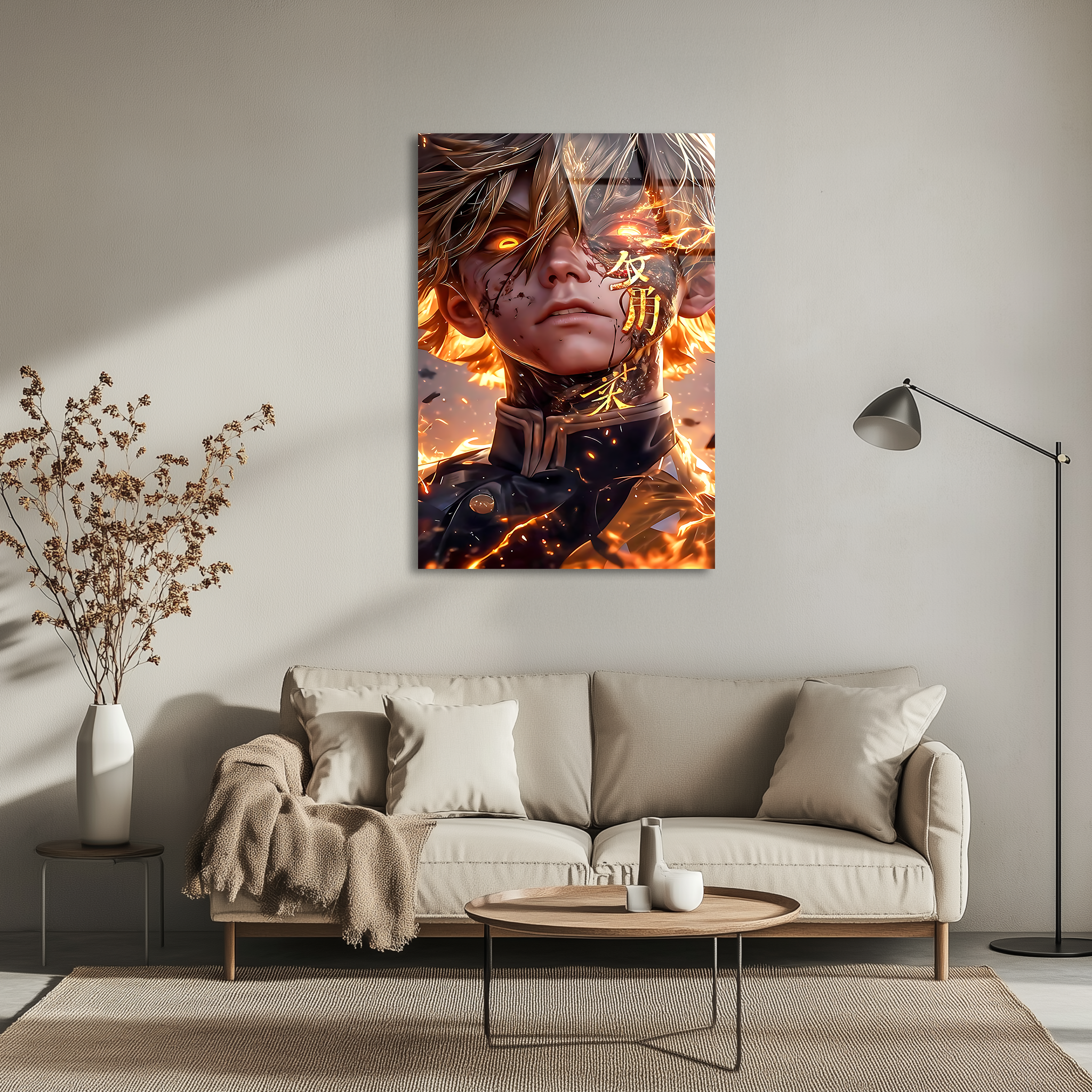 Zenitsu: Thunderclap Reborn | Premium HD Metal Wall Art