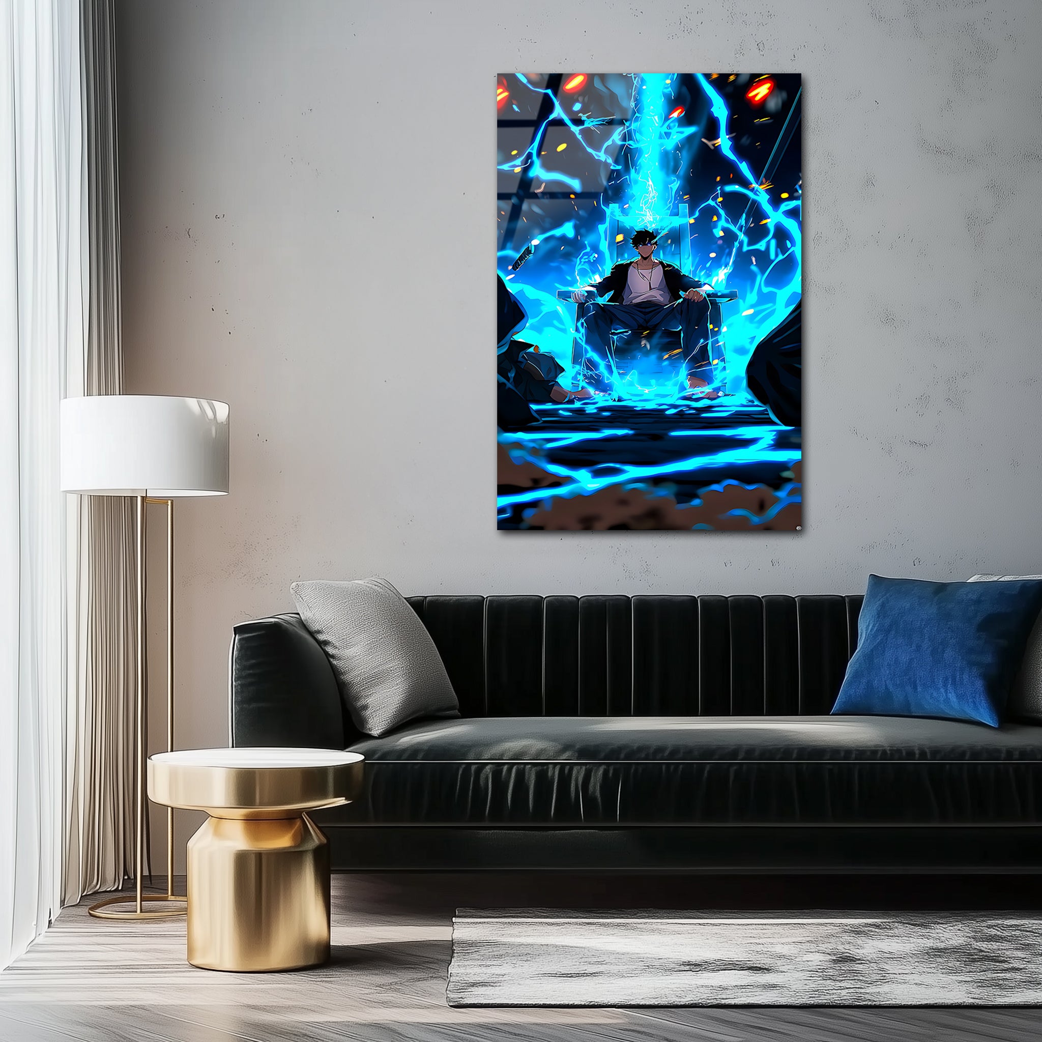 King of Eternal Night | Premium HD Metal Wall Art