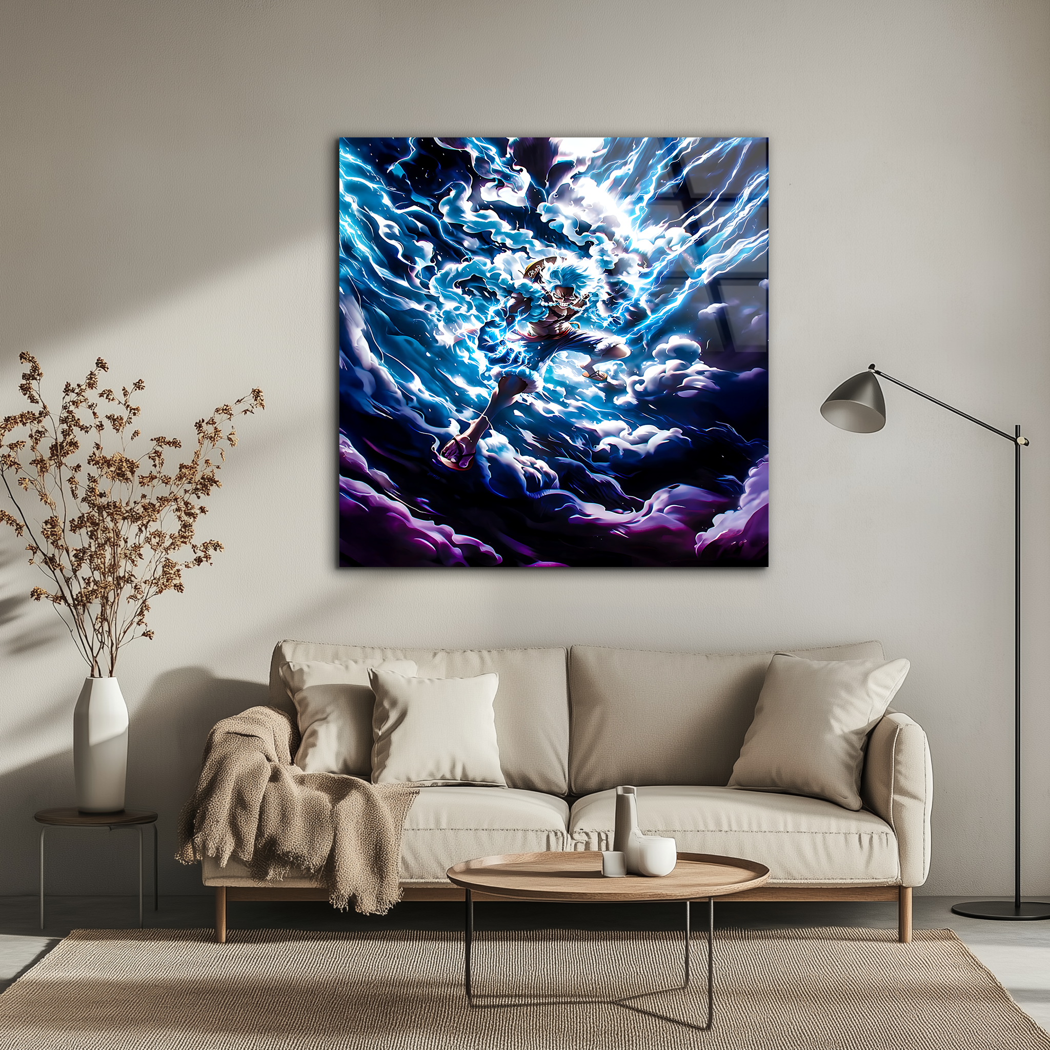 Luffy: Stormbringer of the New Era | Premium HD Metal Wall Art