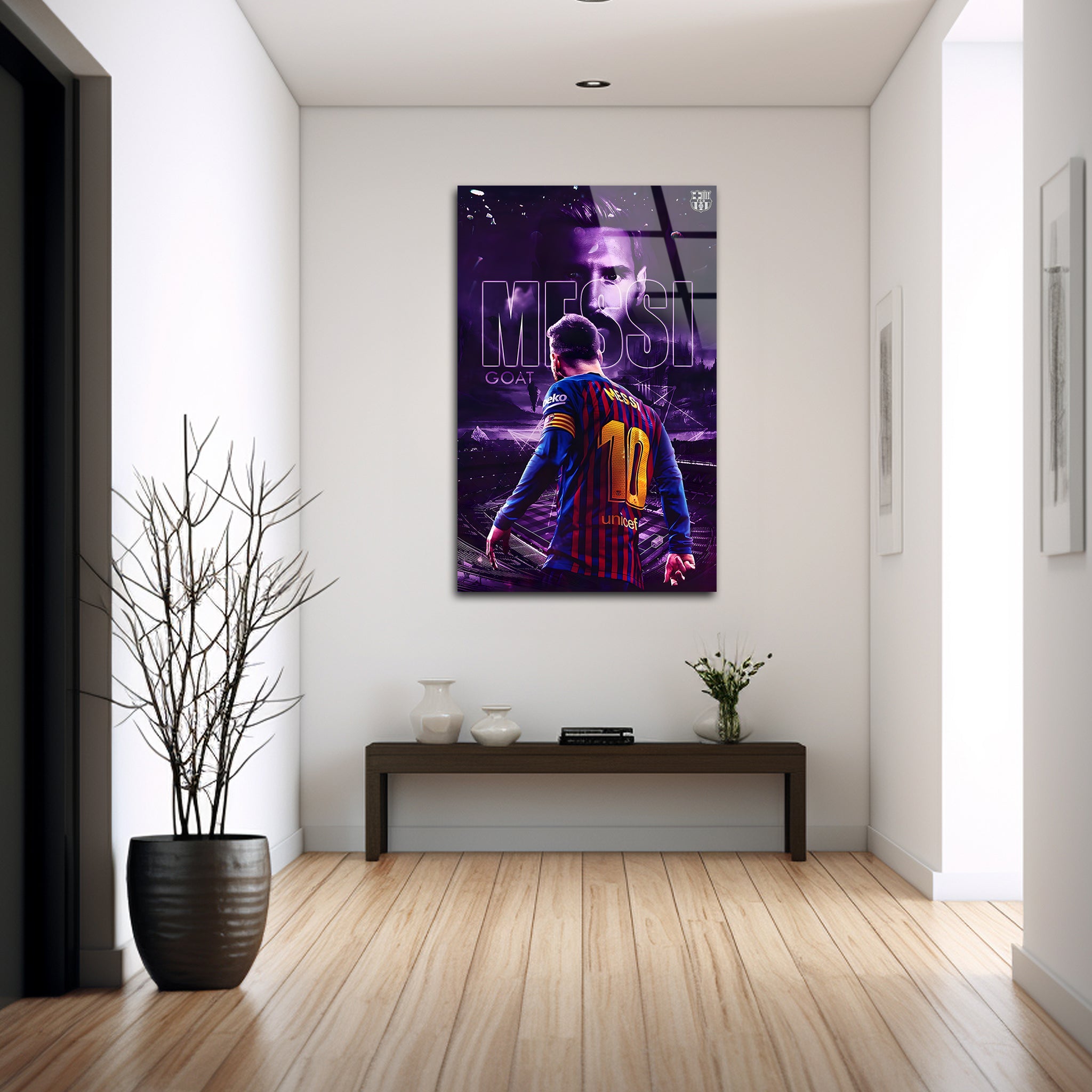 Messi : The Eternal Greatness | Premium HD Metal Wall Art