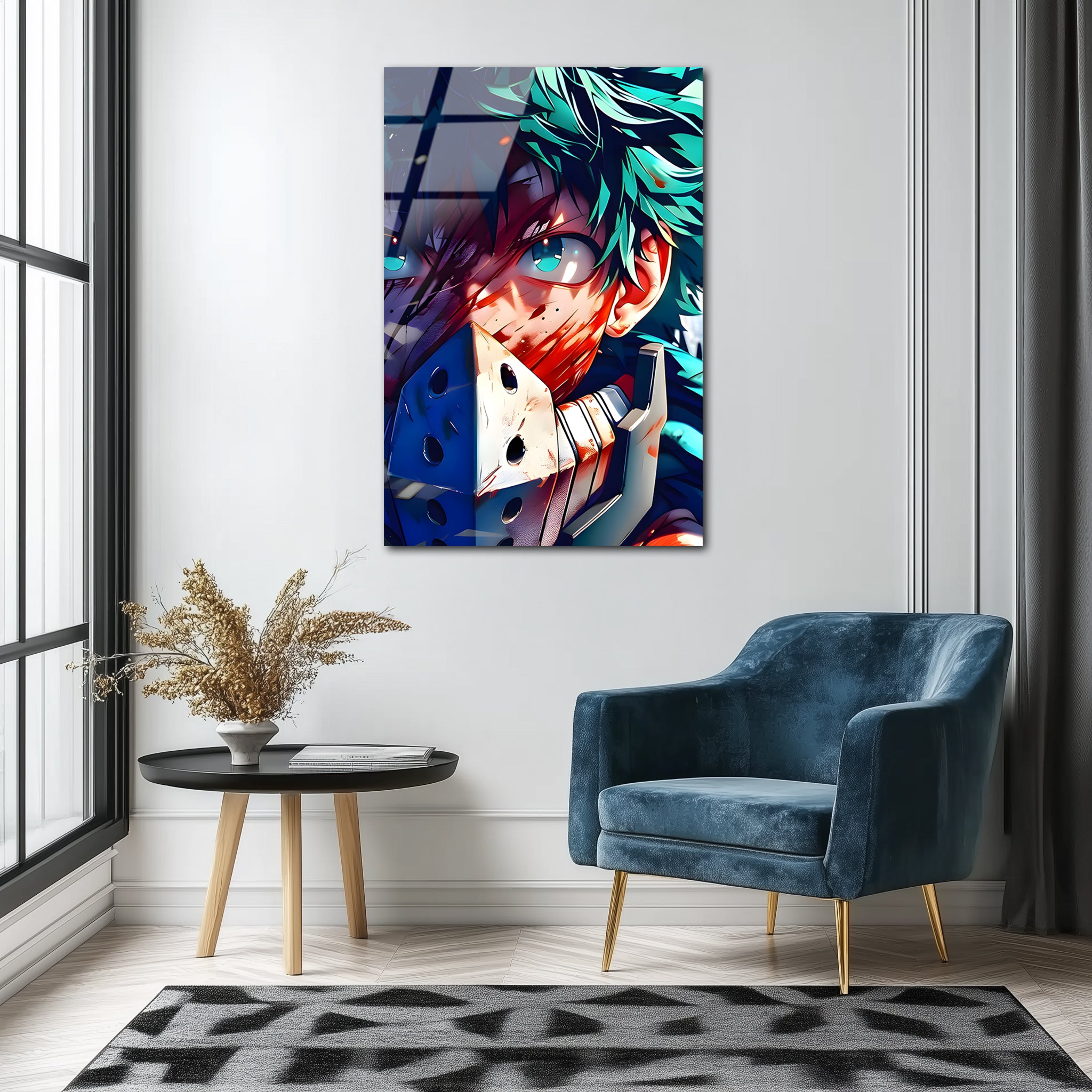 Izuku Midoriya: The Rise of the Broken Hero | Premium HD Metal Wall Art