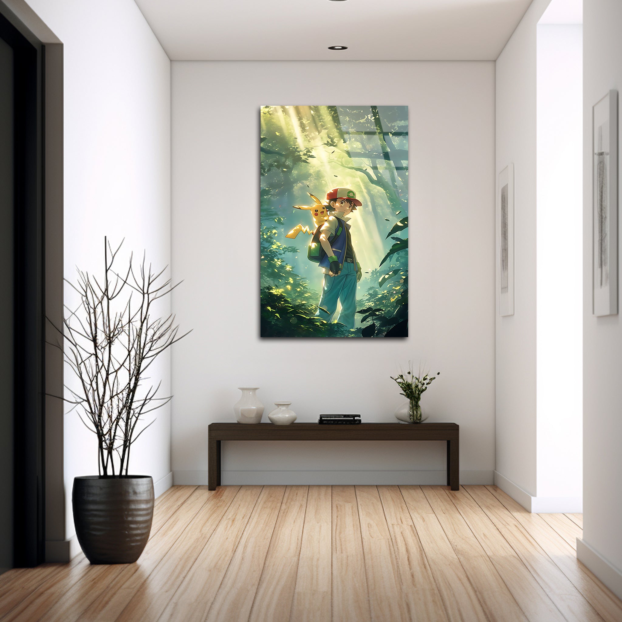 Ash Ketchum & Pikachu: Partners of an Endless Journey | Premium HD Metal Wall Art