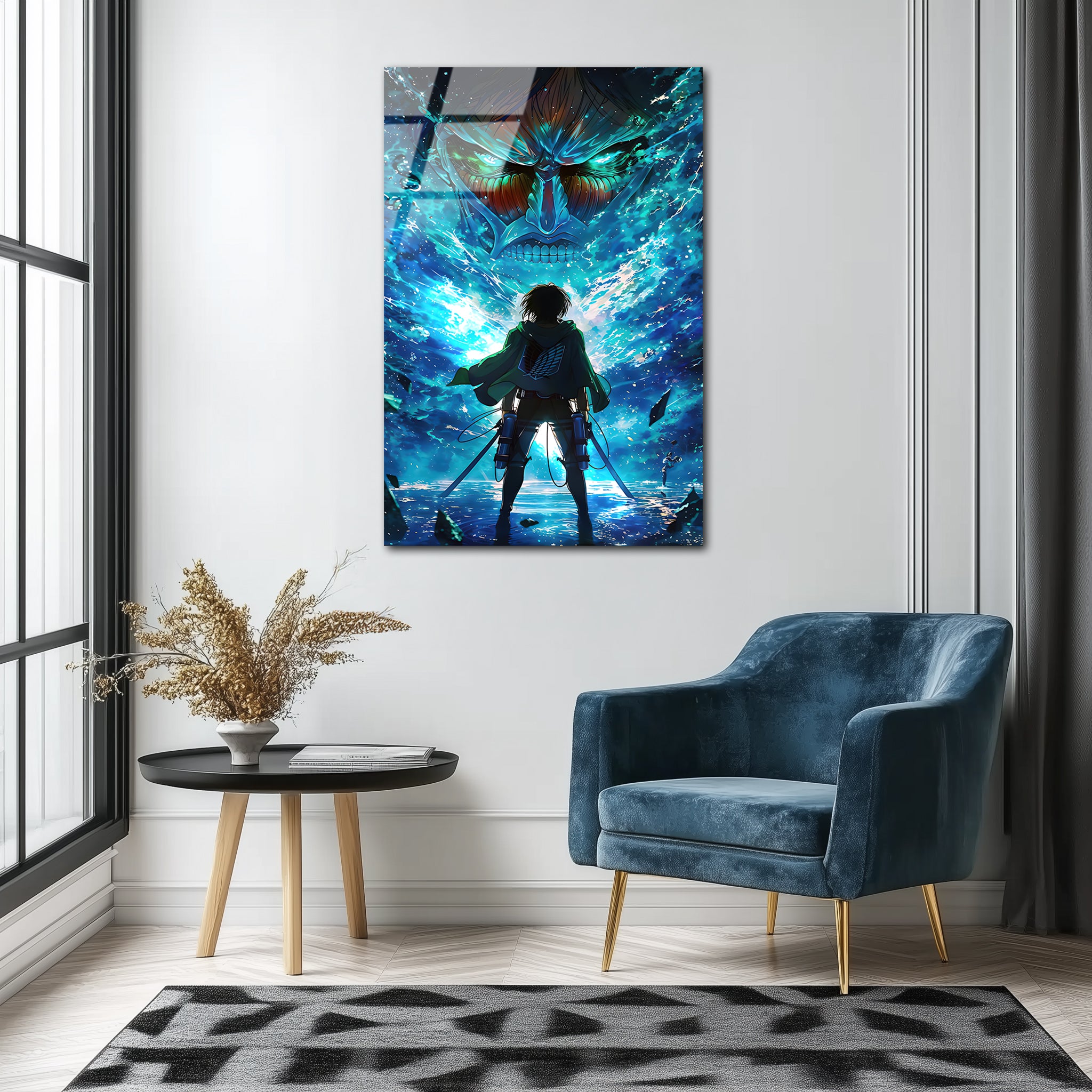 Eren Yeager: The Awakening Tide | Premium HD Metal Wall Art