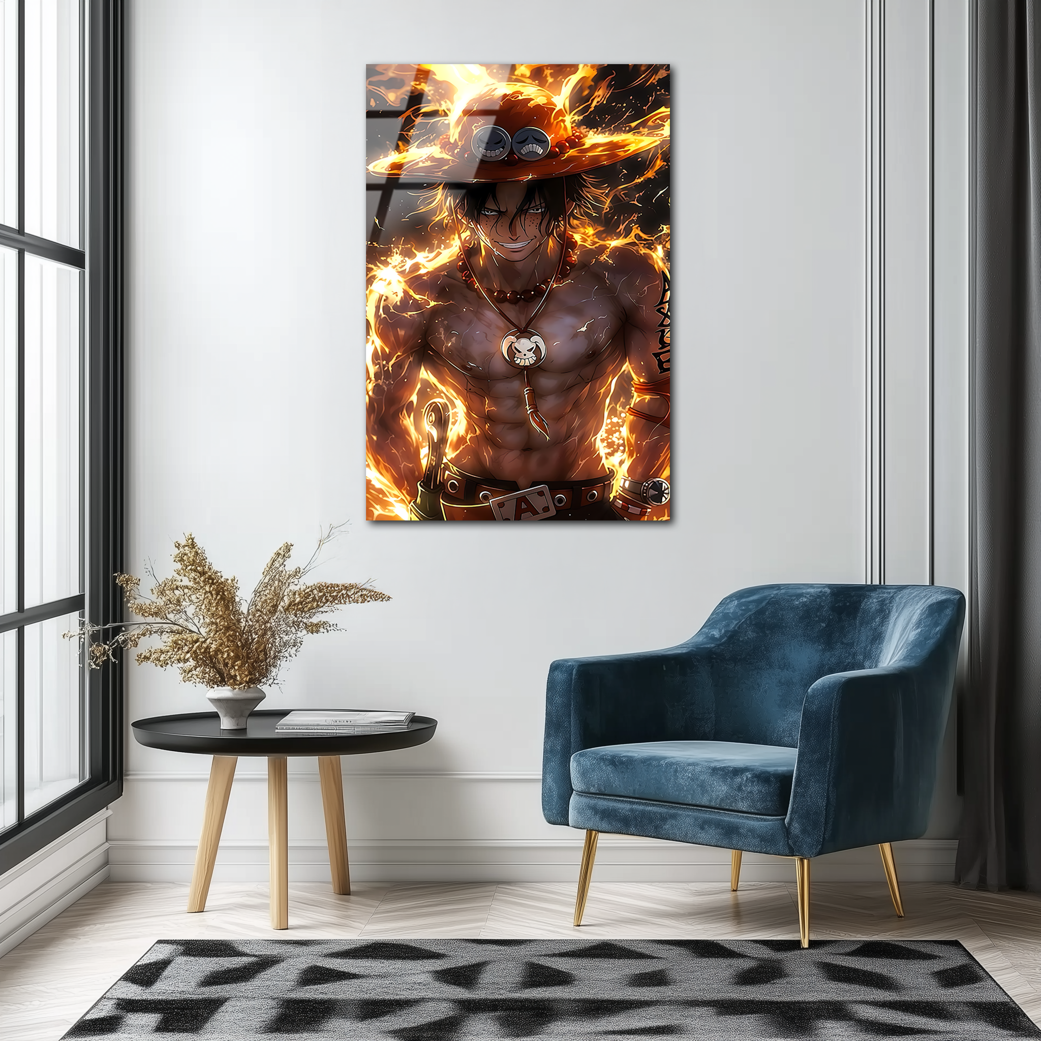 Ace: Inferno of the Sea | Premium HD Metal Wall Art