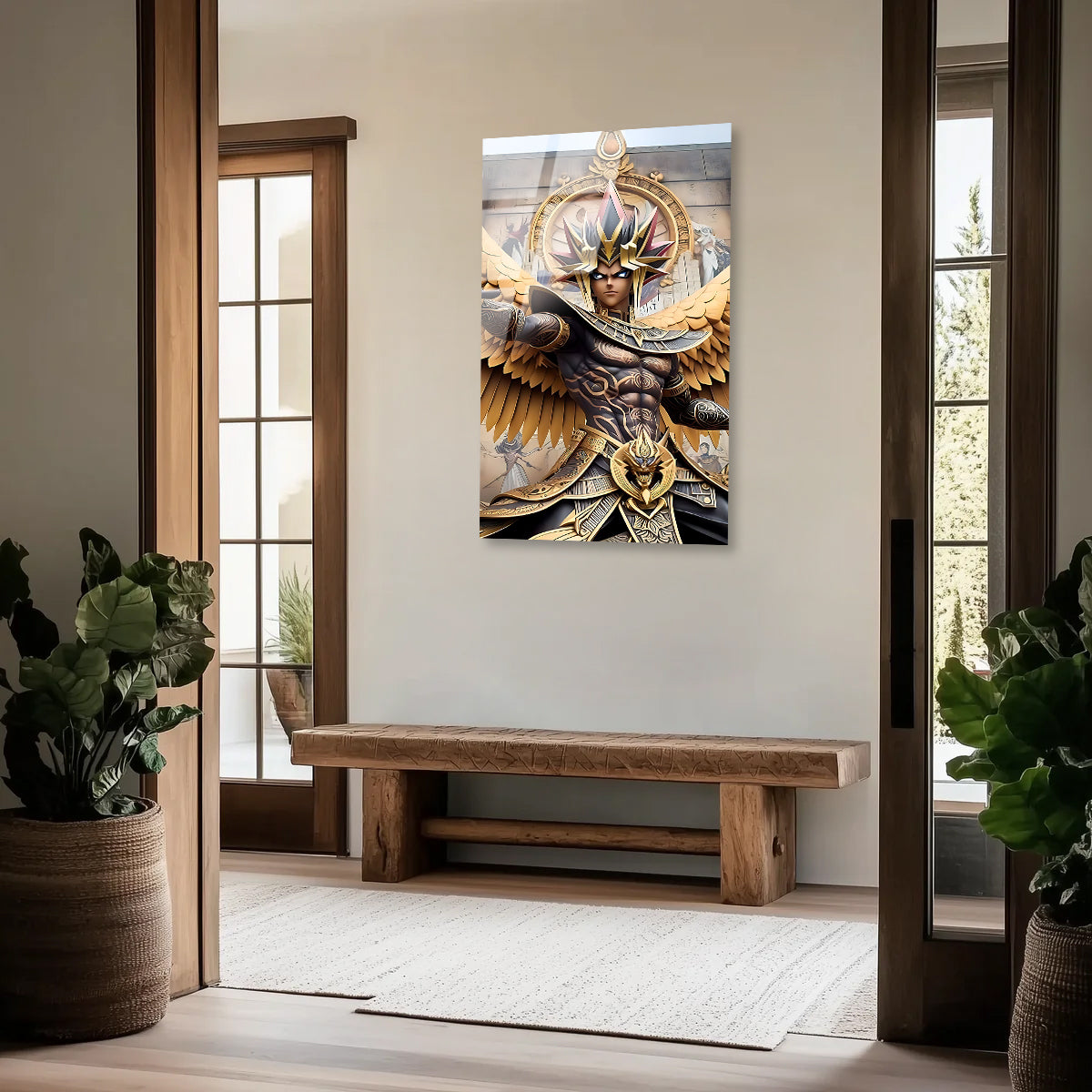 Yugi Muto: Wings of the Eternal Pharaoh | Premium HD Metal Wall Art