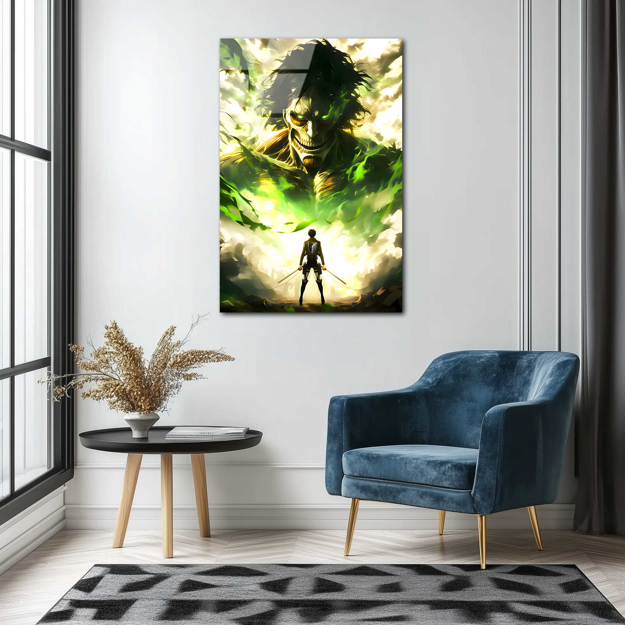 Eren Yeager : The Wrath of Freedom | Premium HD Metal Wall Art