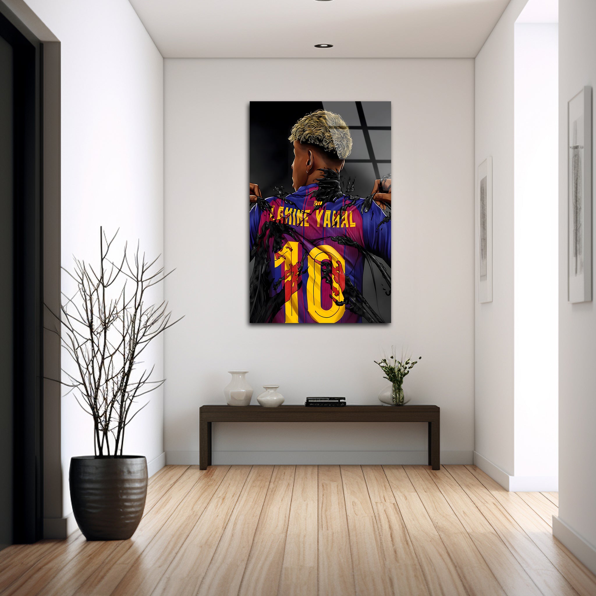 Lamine Yamal : The Rise of the New Flame | Premium HD Metal Wall Art