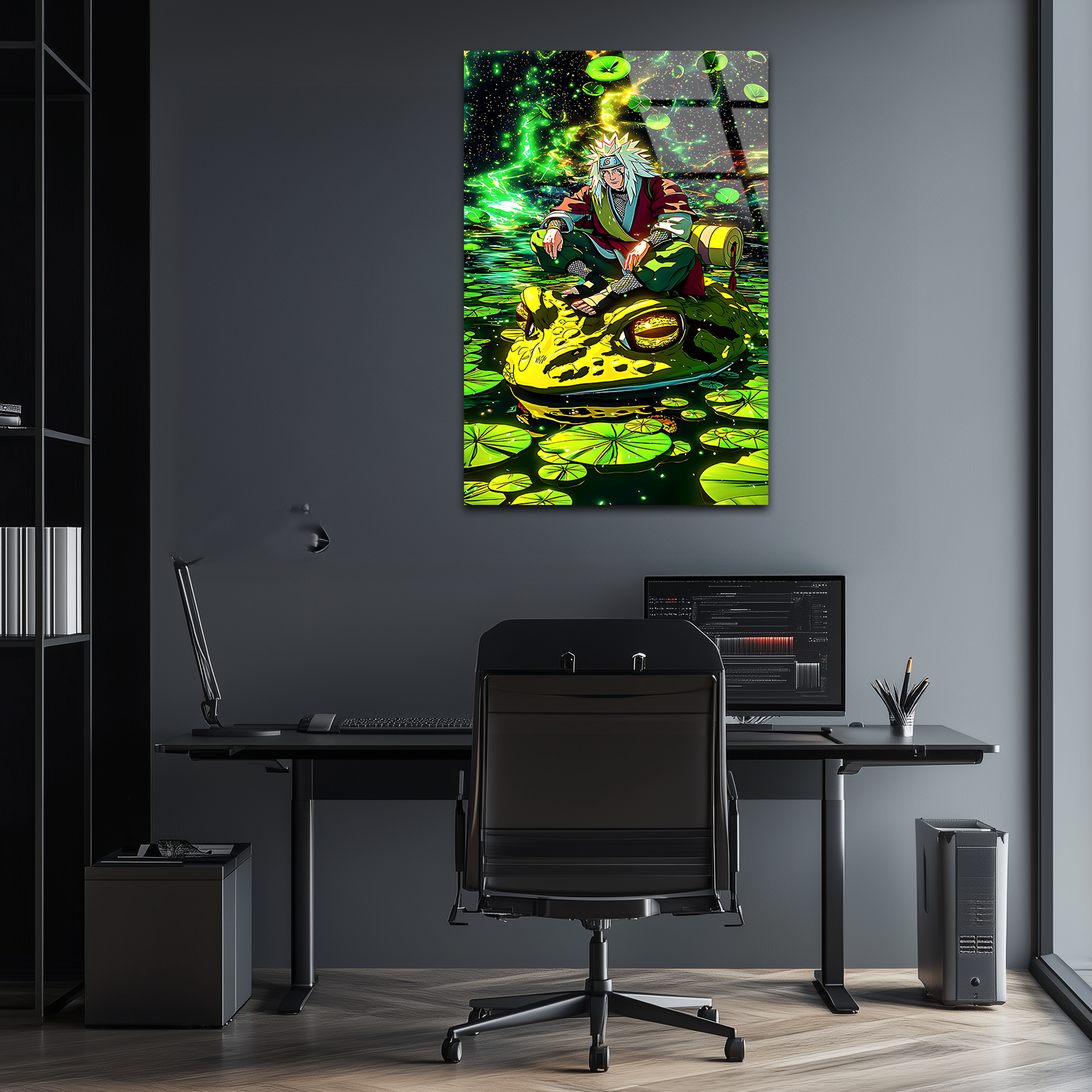 Jiraiya: The Toad Sage of Legends | Premium HD Metal Wall Art