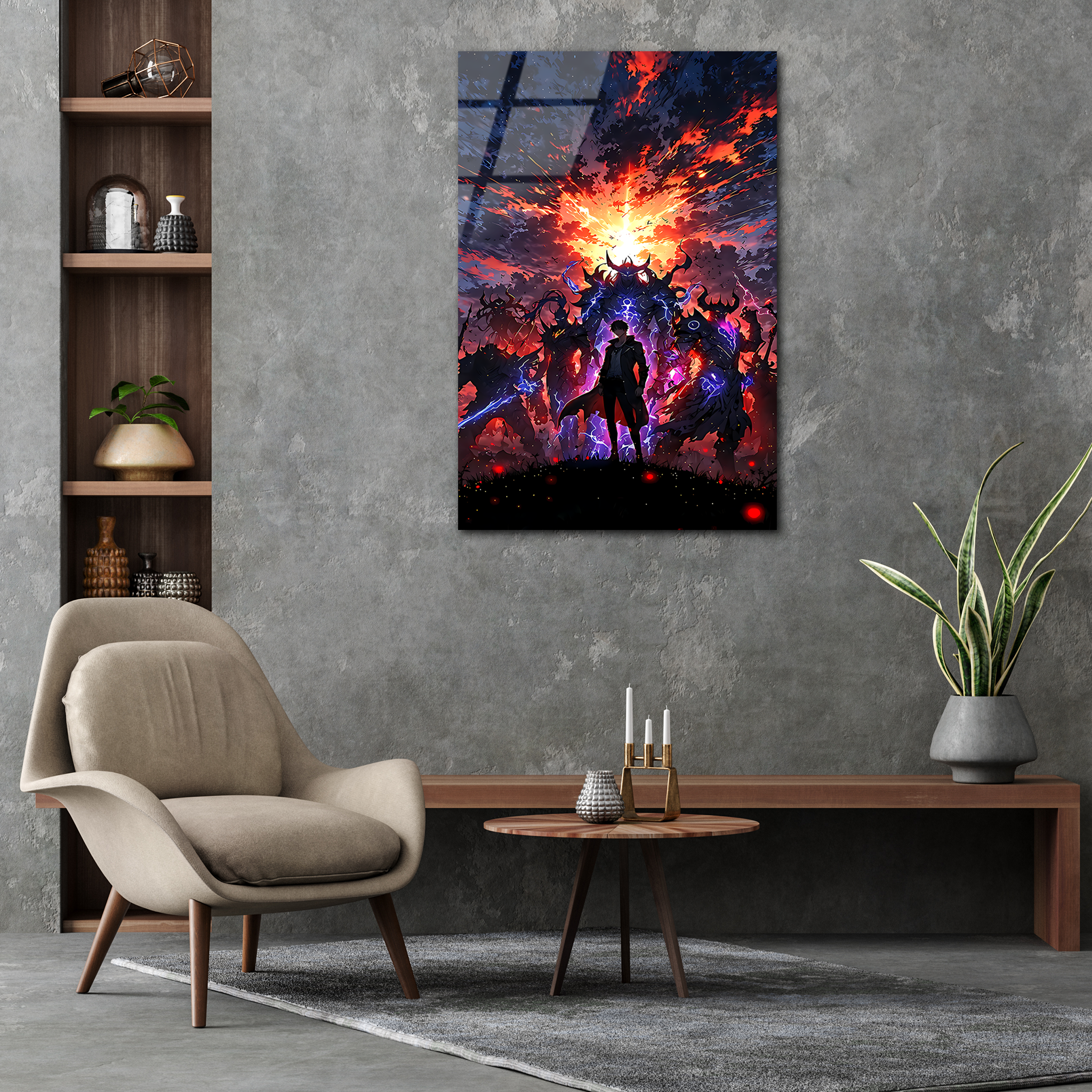 Lord of the Eternal Army | Premium HD Metal Wall Art
