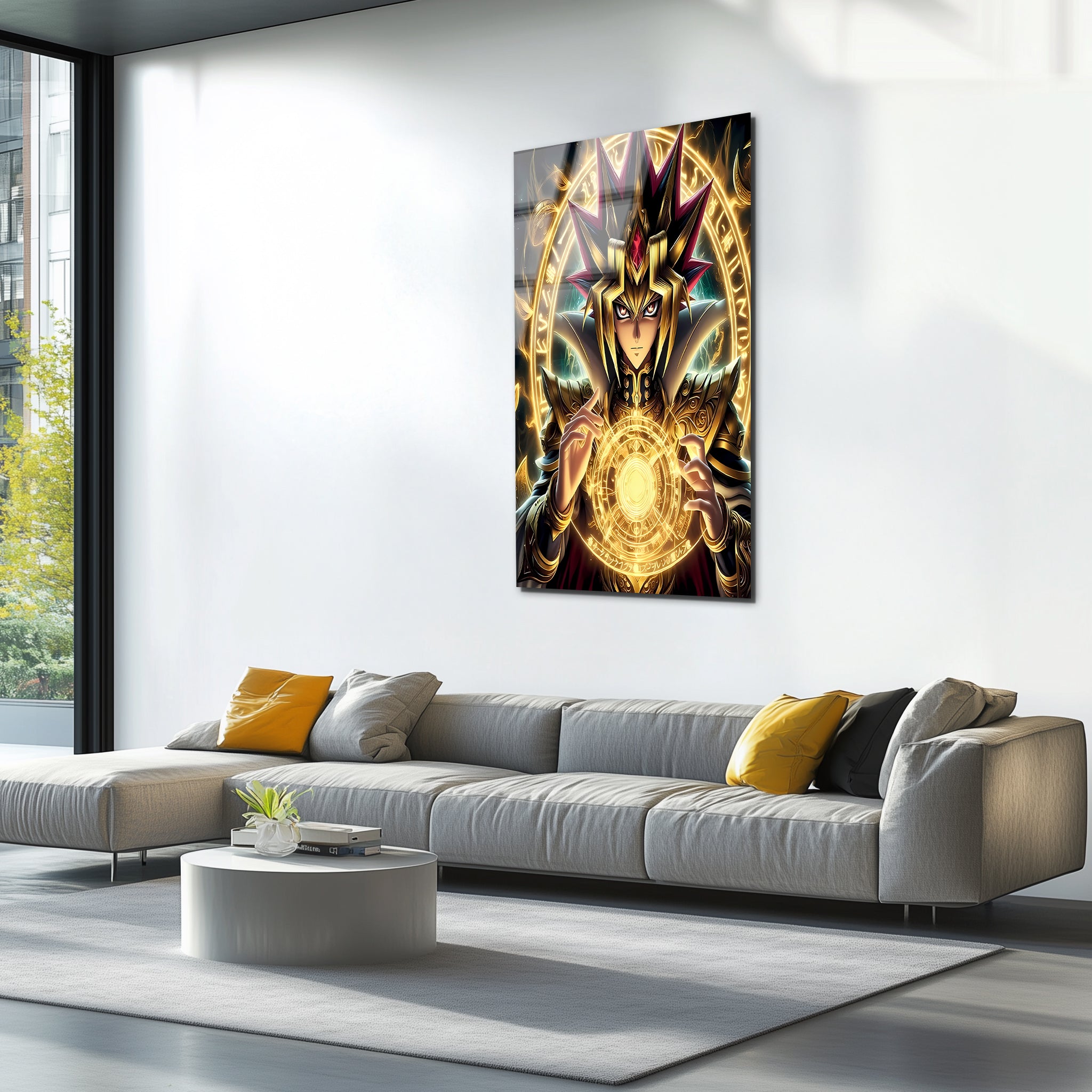 Yugi Muto: Master of the Millennium Magic | Premium HD Metal Wall Art