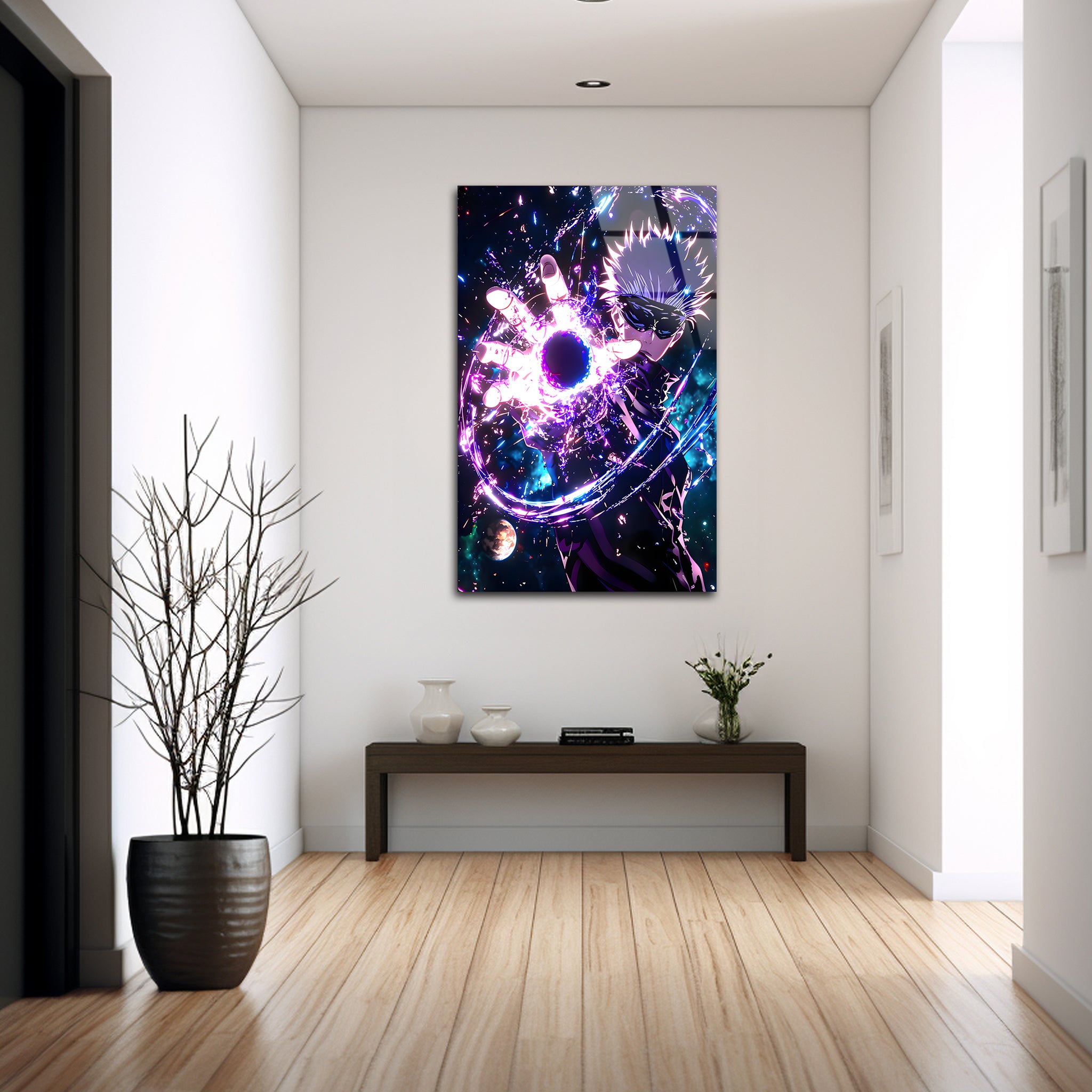 Gojo: The Limitless Sorcerer | Premium HD Metal Wall Art