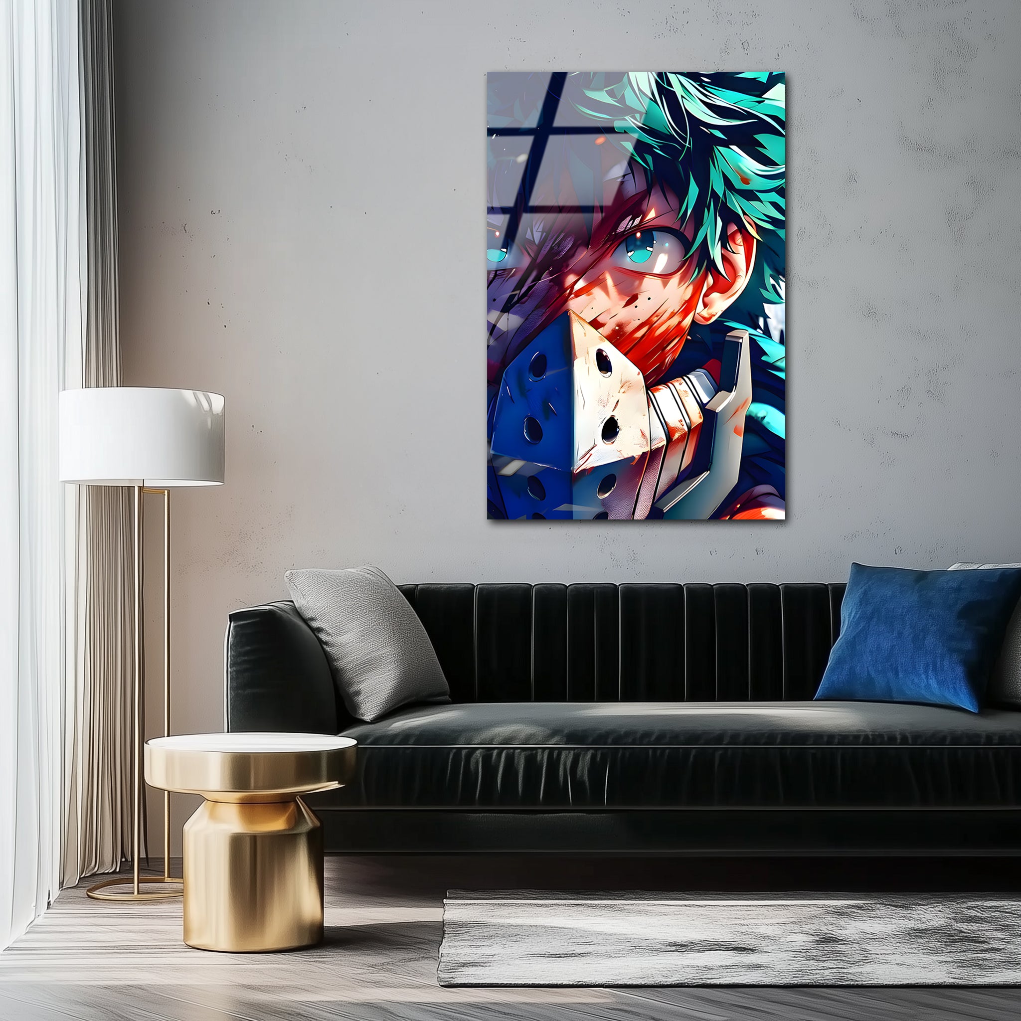 Izuku Midoriya: The Rise of the Broken Hero | Premium HD Metal Wall Art
