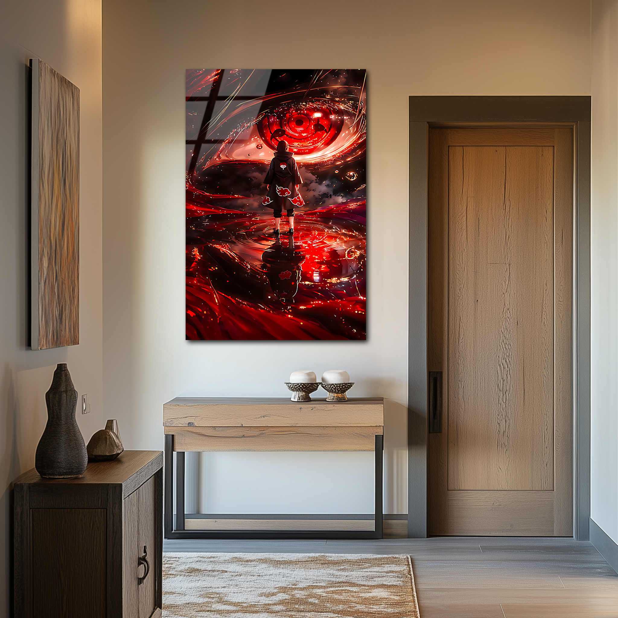 Sasuke: Reflections of the Eternal Eye | Premium HD Metal Wall Art