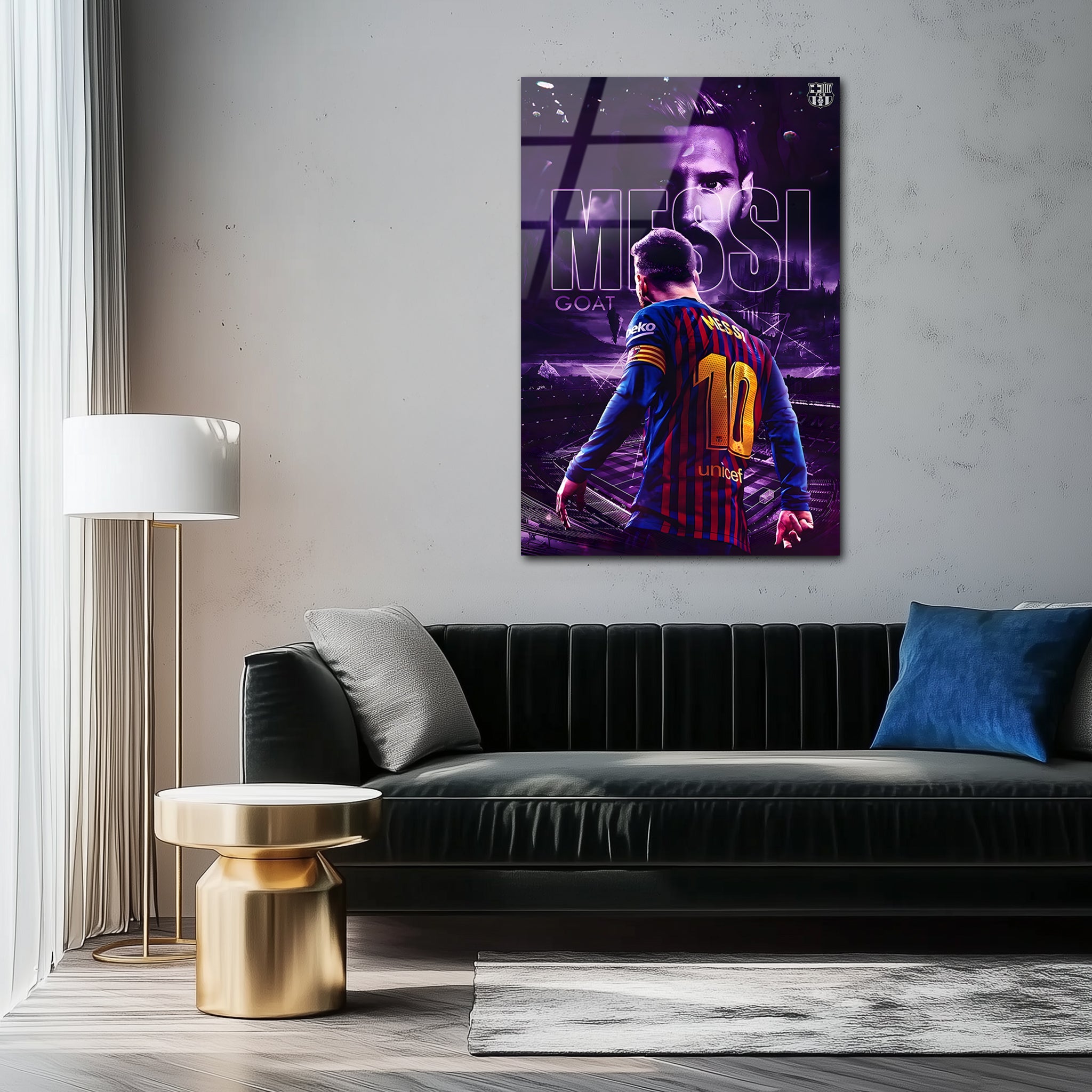Messi : The Eternal Greatness | Premium HD Metal Wall Art