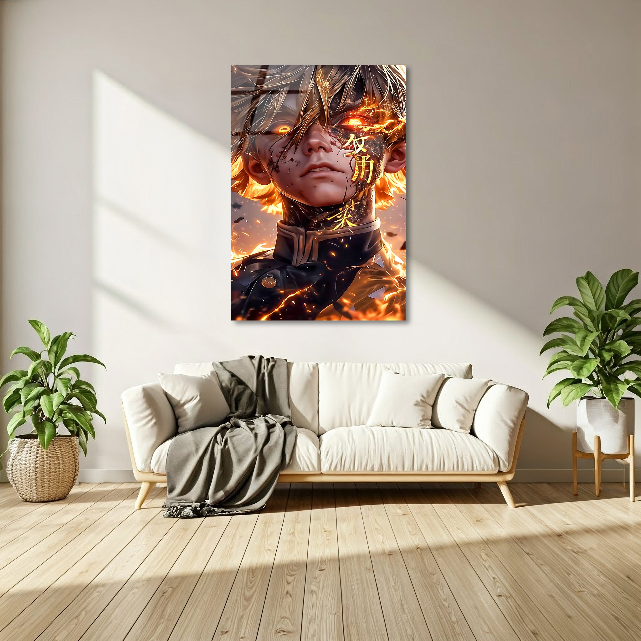 Zenitsu: Thunderclap Reborn | Premium HD Metal Wall Art