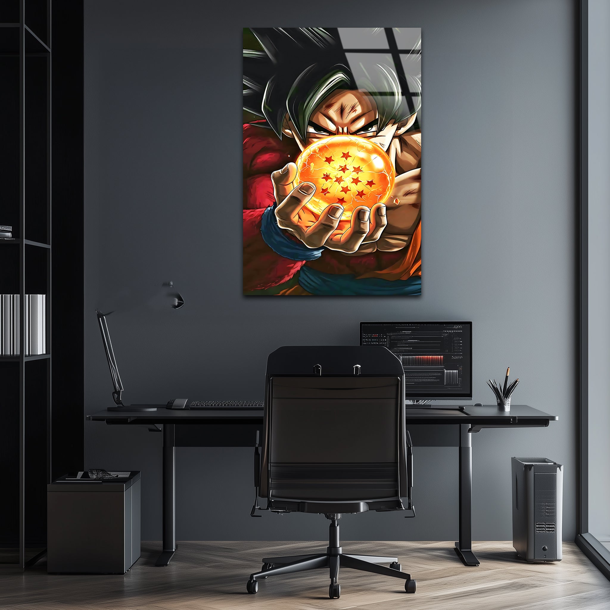 Goku: The Eternal Quest | Premium HD Metal Wall Art