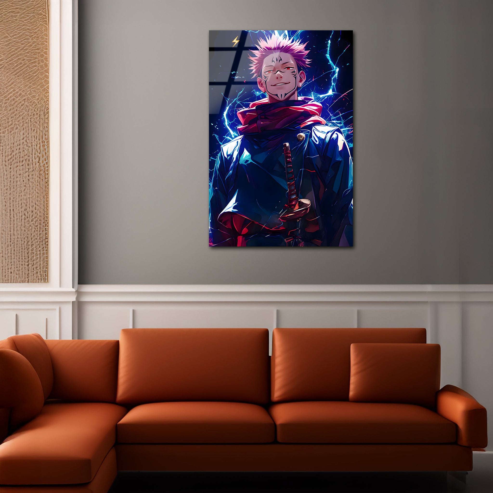 Sukuna: The King of Curses| Premium HD Metal Wall Art